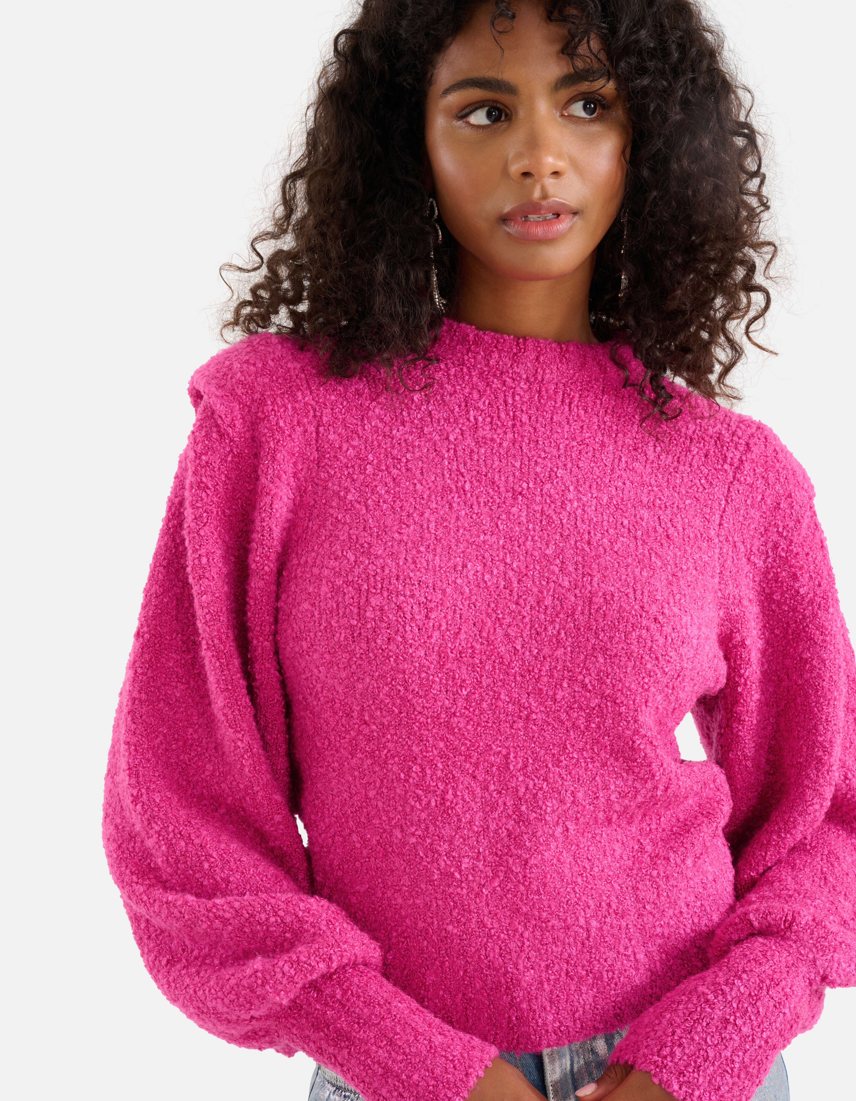 Boucle-Pullover Rosa SHOEBY WOMEN