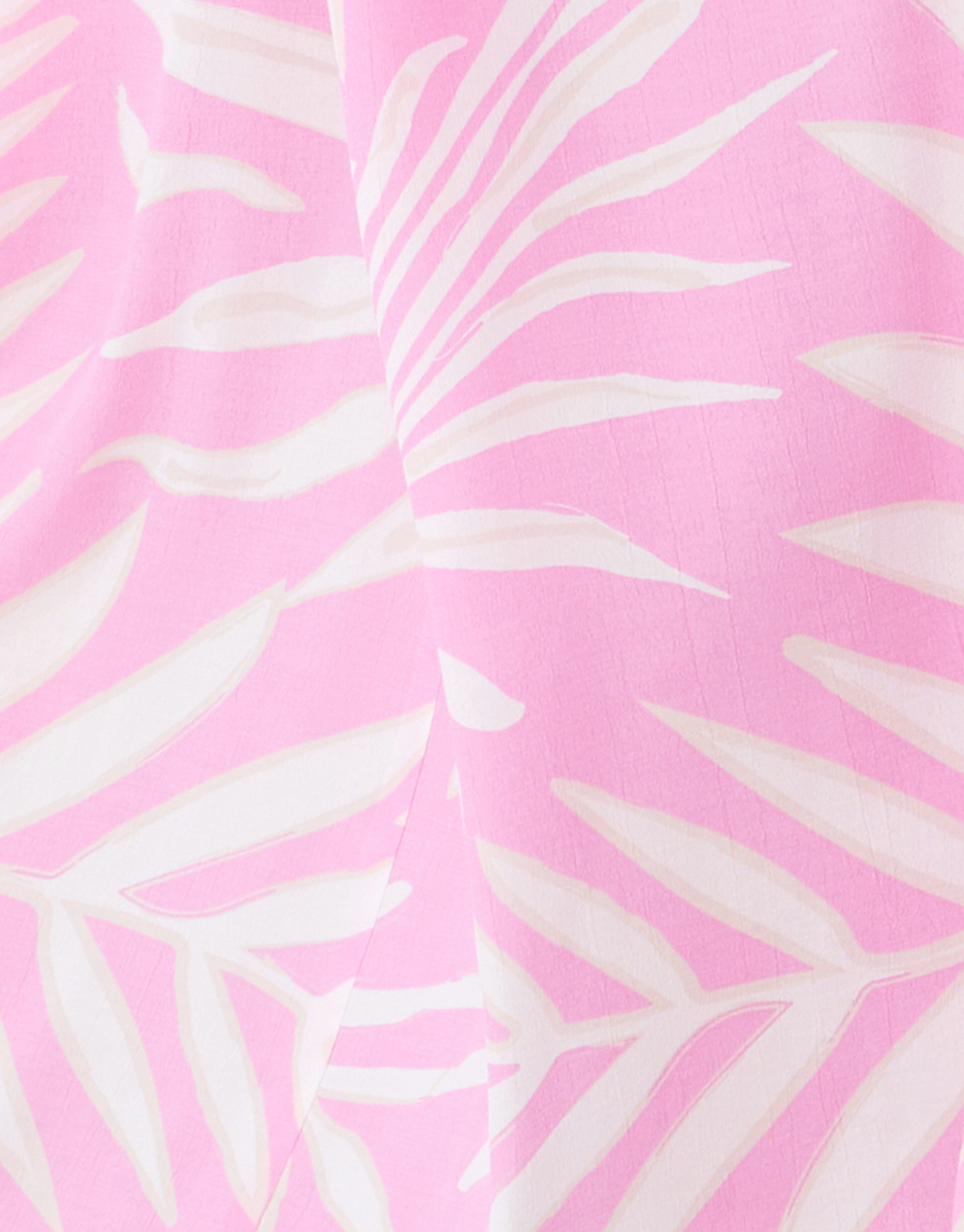 Bedruckte Kimono-Maxikleid in Hellrosa SHOEBY WOMEN