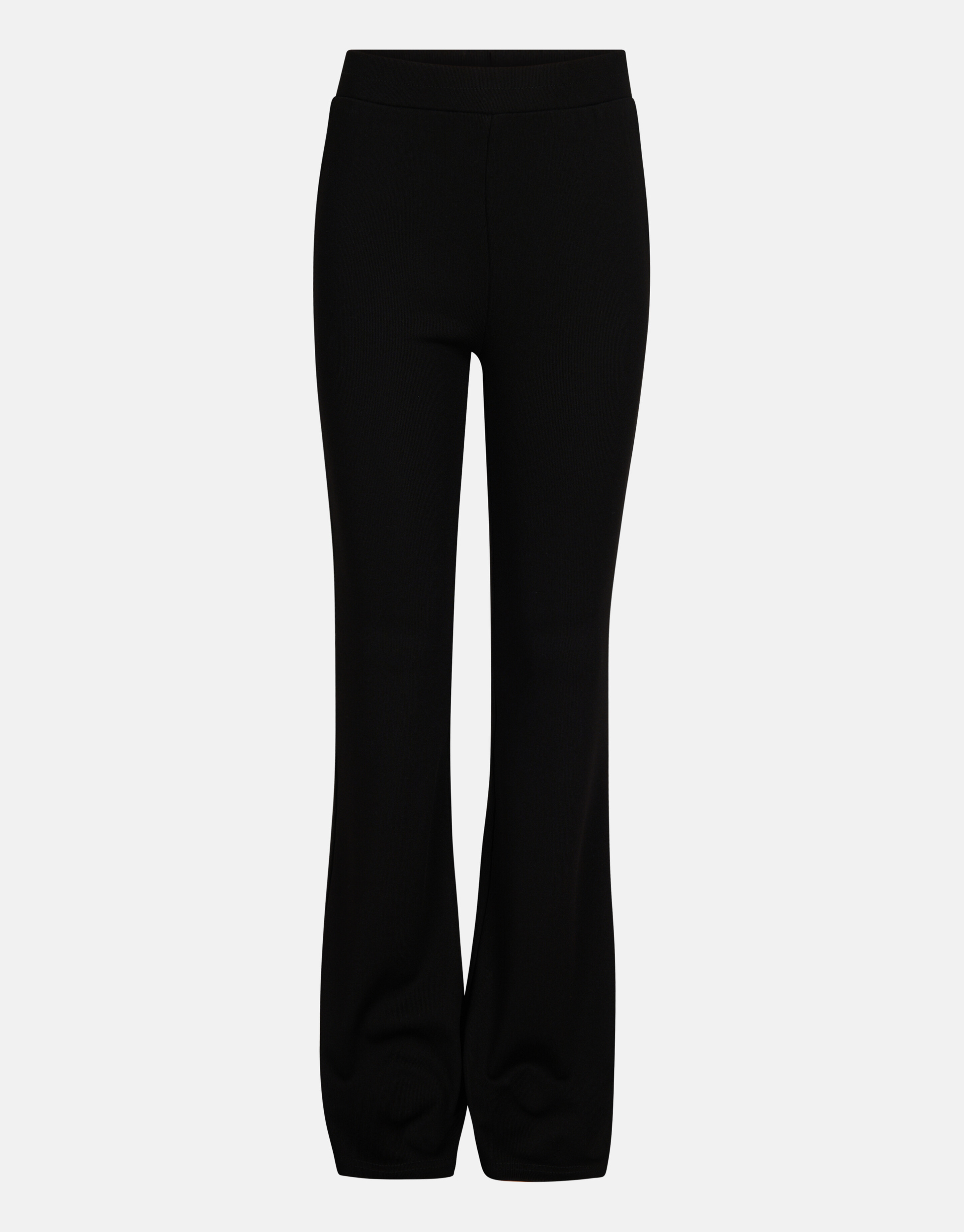 Ausgestellte Rippen-Leggings Schwarz SHOEBY GIRLS