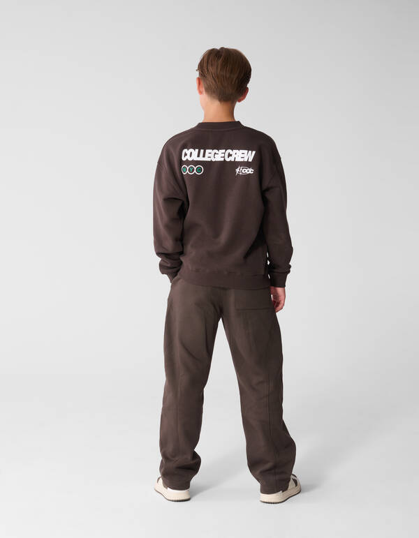 Barrel Jogger Fit Hose Braun SHOEBY BOYS