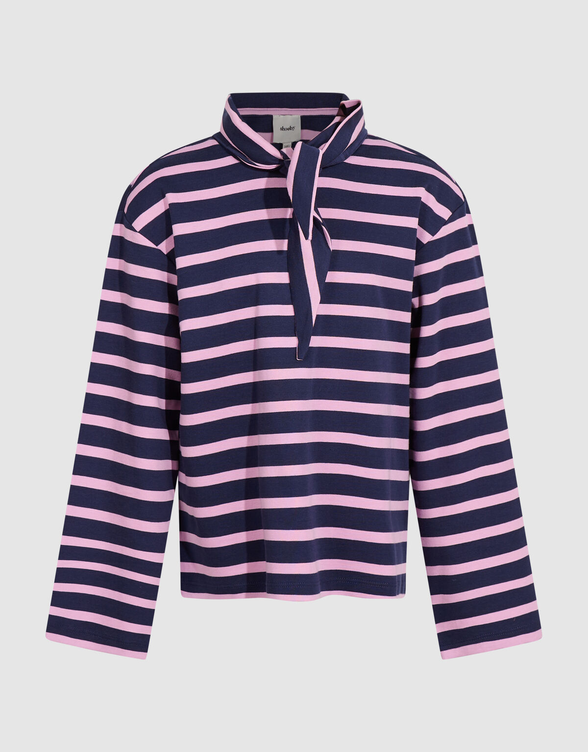 Schal Gestreifte Longsleeve Dunkelblau SHOEBY GIRLS