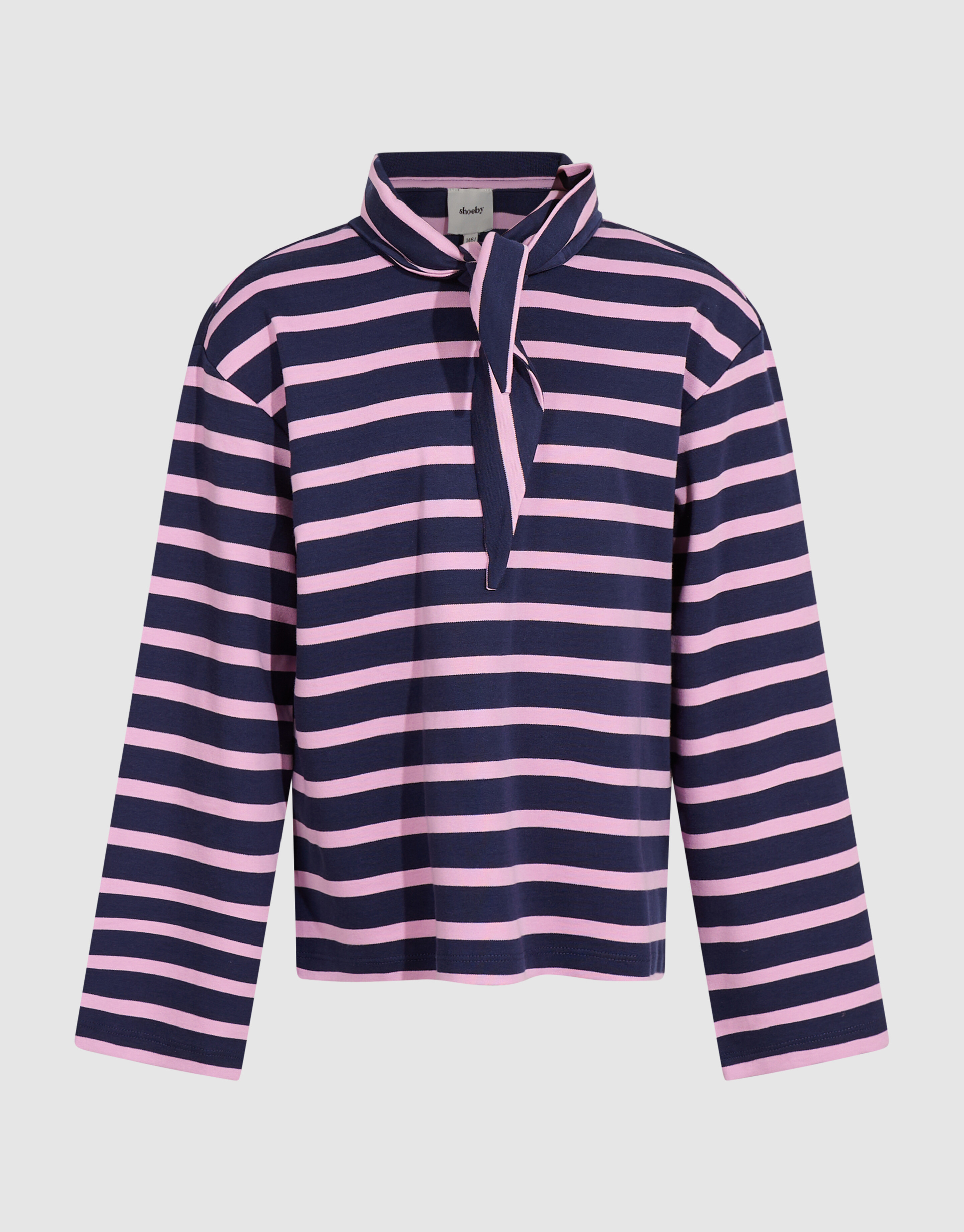 Schal Gestreifte Longsleeve Dunkelblau SHOEBY GIRLS