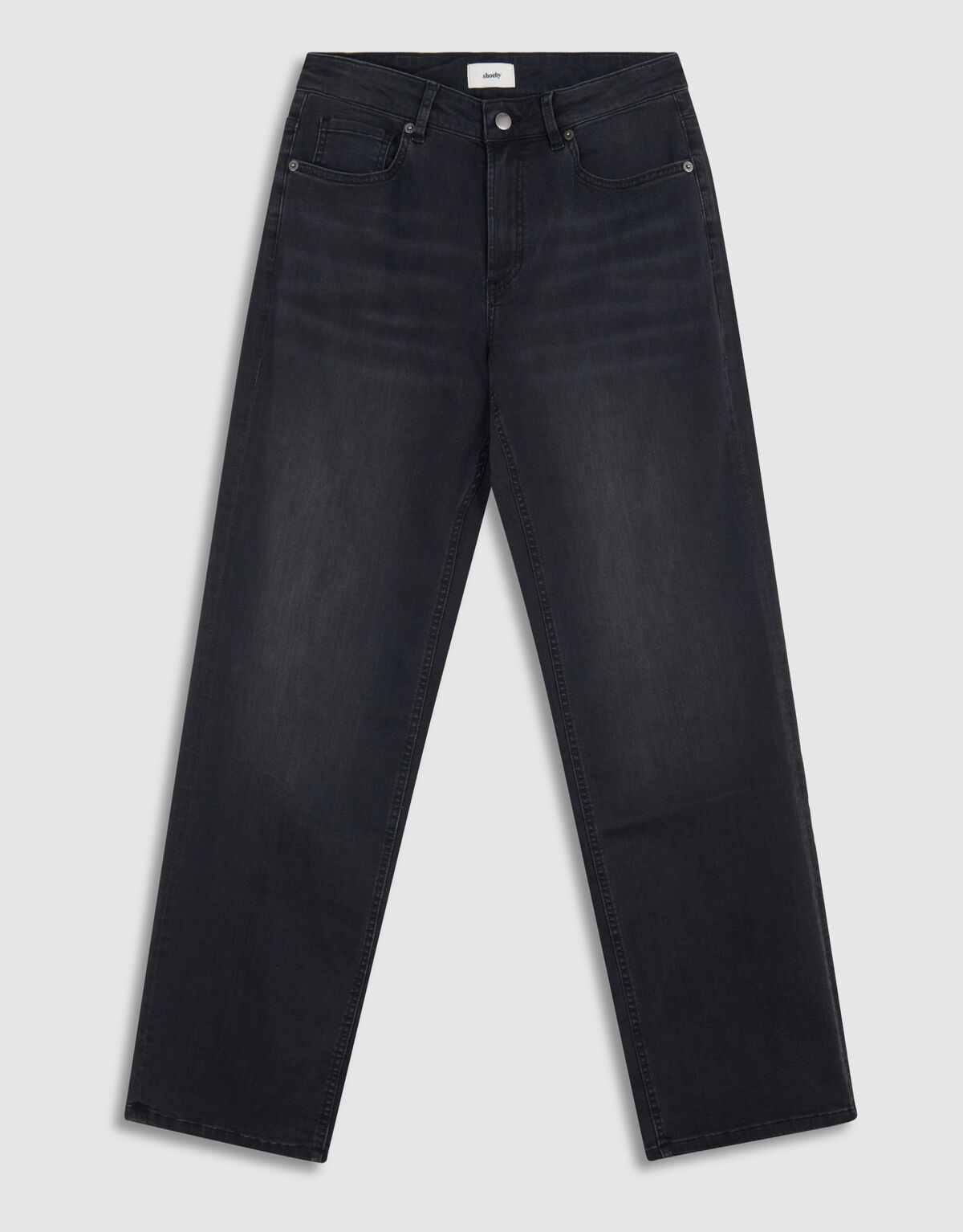 Straight Fit Jeans Extra Lang Dunkelgrau SHOEBY WOMEN
