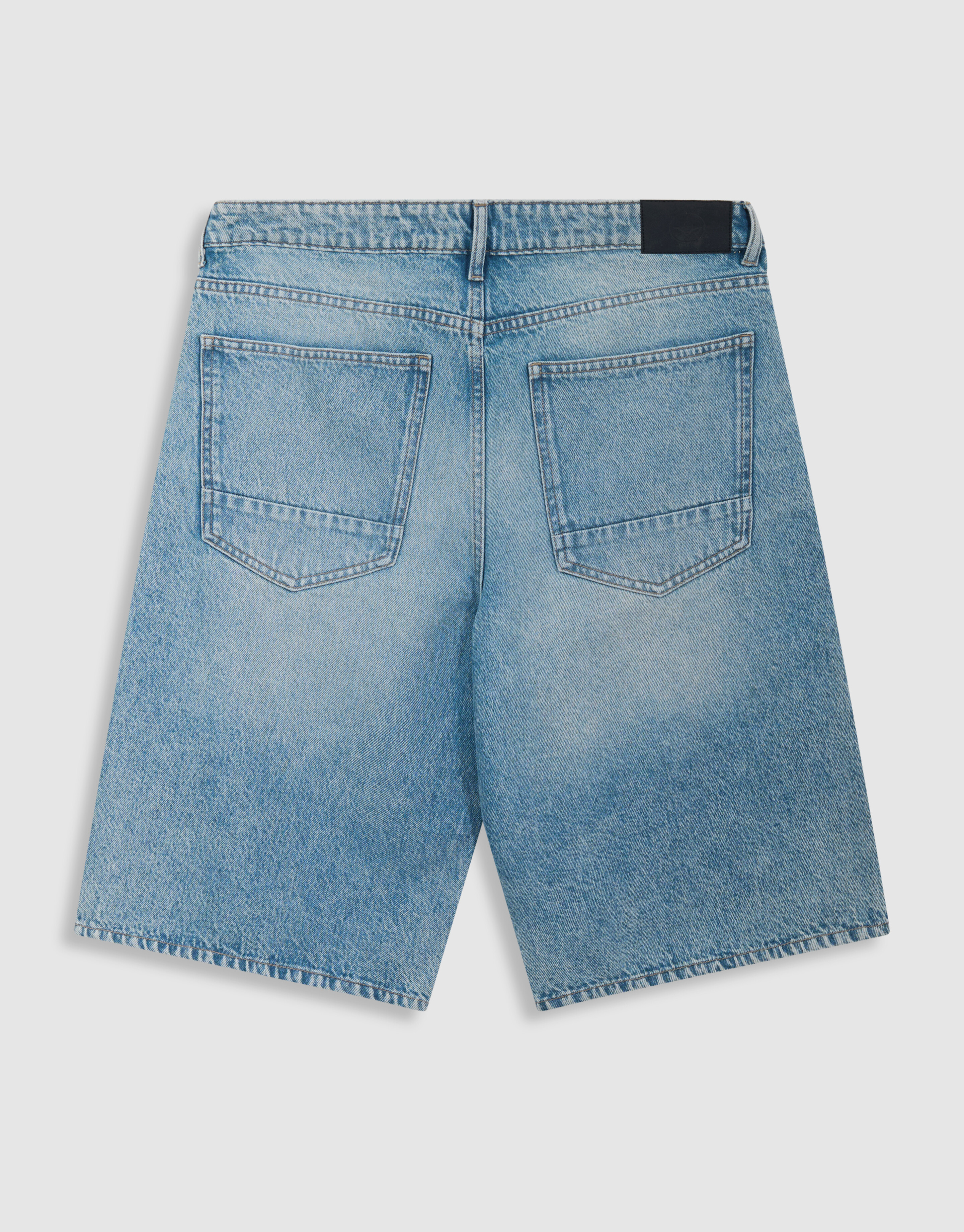 Relaxed Fit Denim Shorts Mediumstone SHOEBY MEN