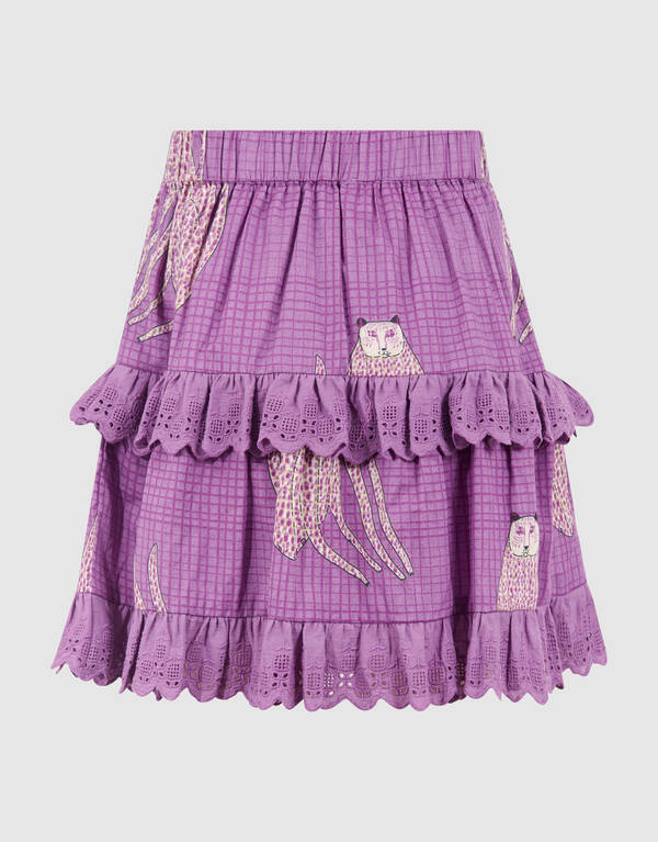 Tiger Ruffle Rock Lila SHOEBY GIRLS