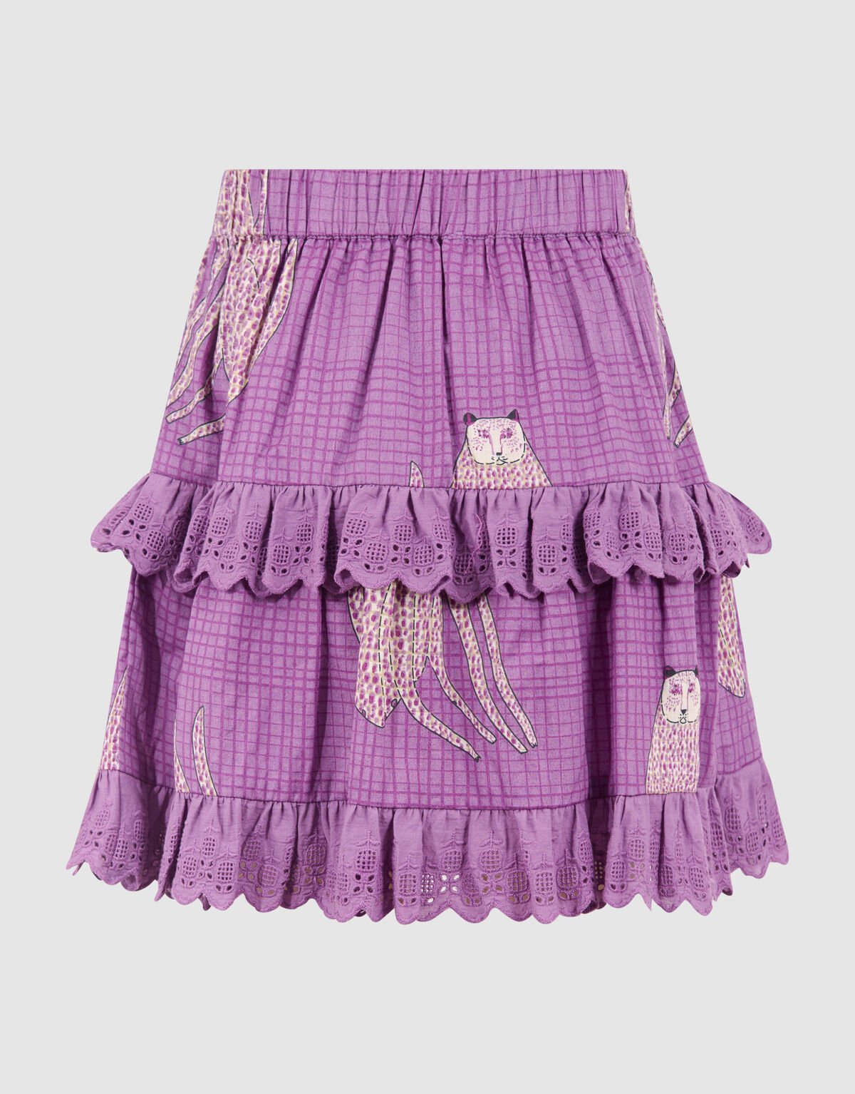 Tiger Ruffle Rock Lila SHOEBY GIRLS