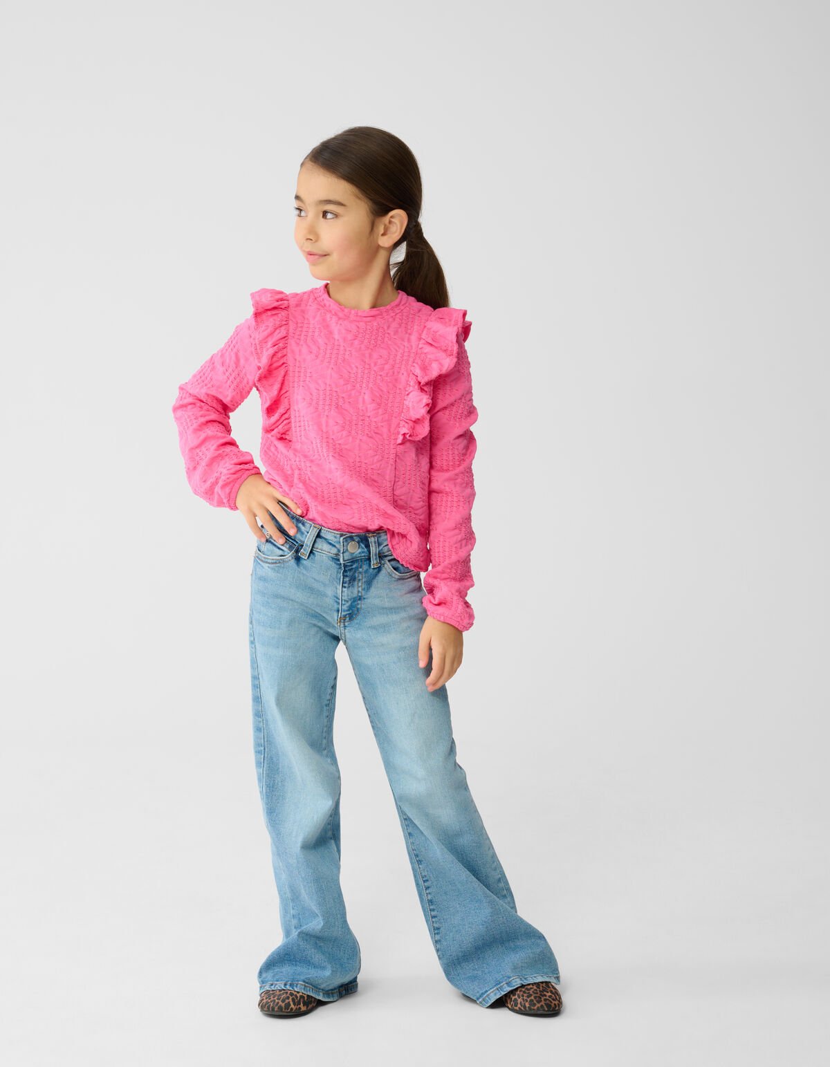 Rüschentop in Hellrosa SHOEBY GIRLS