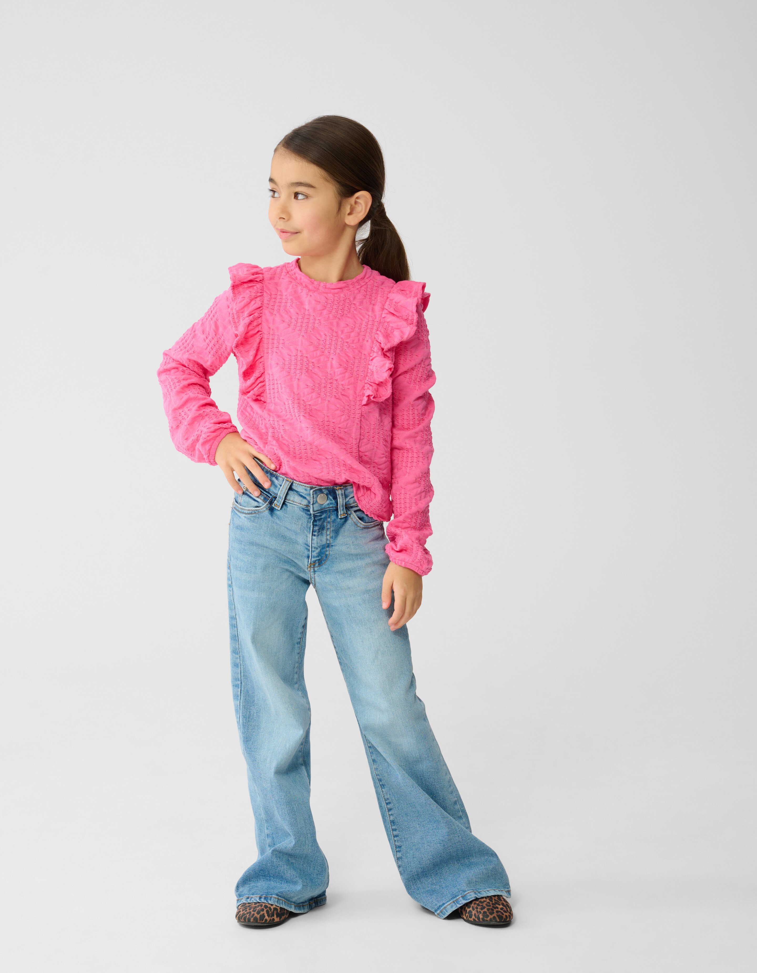 Rüschentop in Hellrosa SHOEBY GIRLS