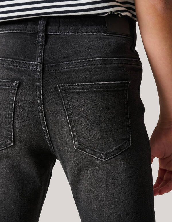 Flared Denim Jeans Schwarz SHOEBY GIRLS