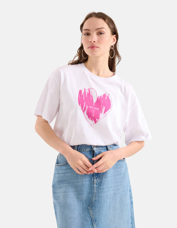 Kunstwerk T-shirt Rosa SHOEBY WOMEN