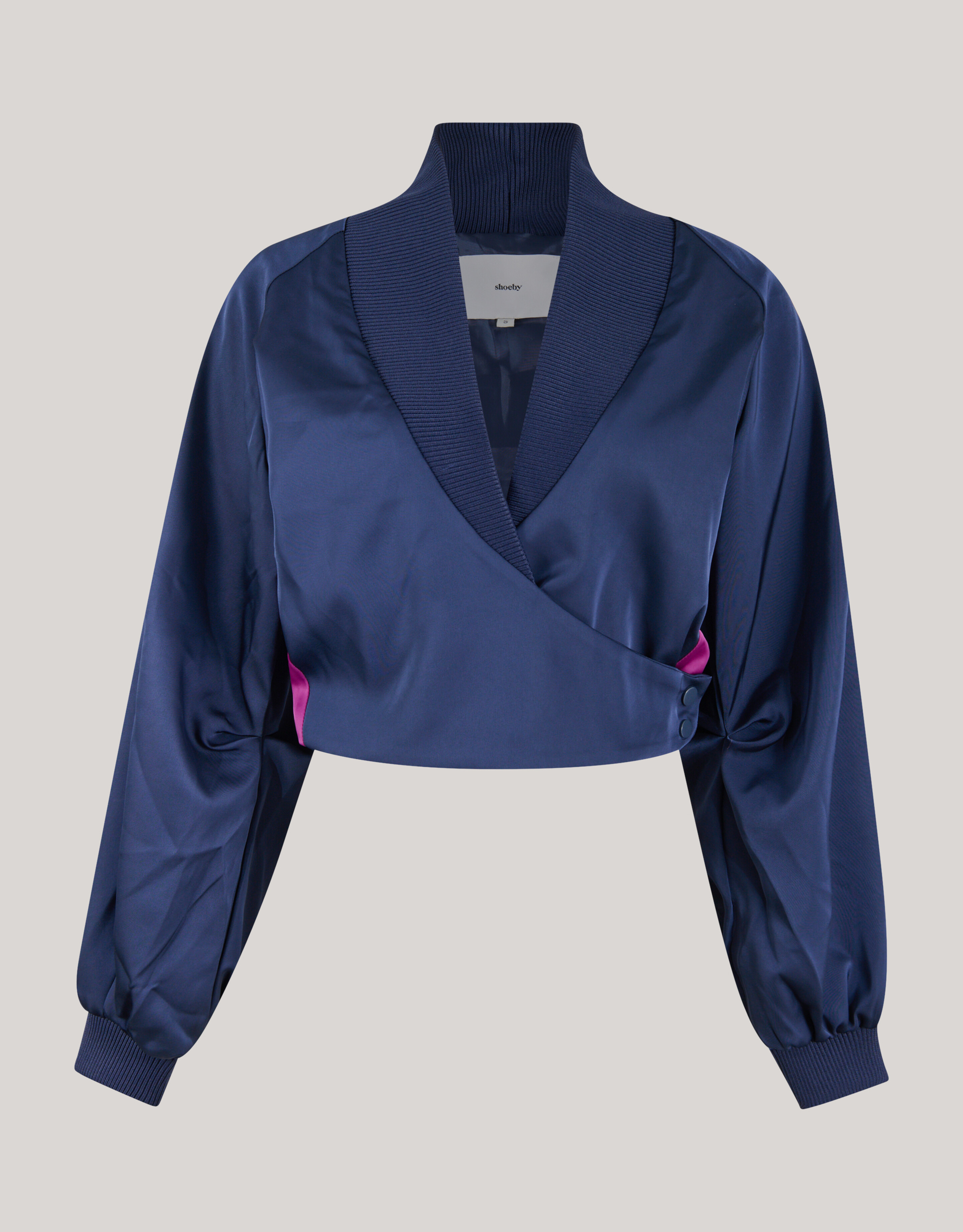 Wickelbluse Dunkelblau SHOEBY WOMEN