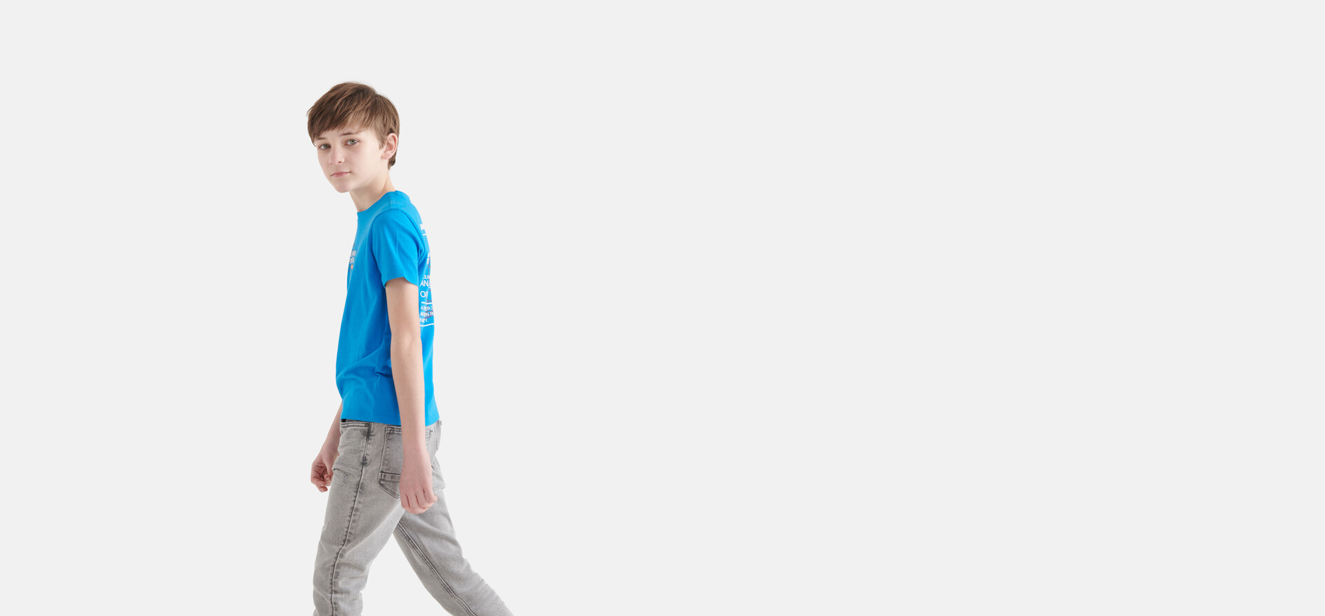 Grafisches T-Shirt Blau SHOEBY BOYS