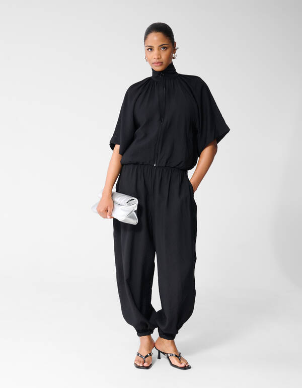 Sportliche Trainingsjacke Schwarz SHOEBY WOMEN