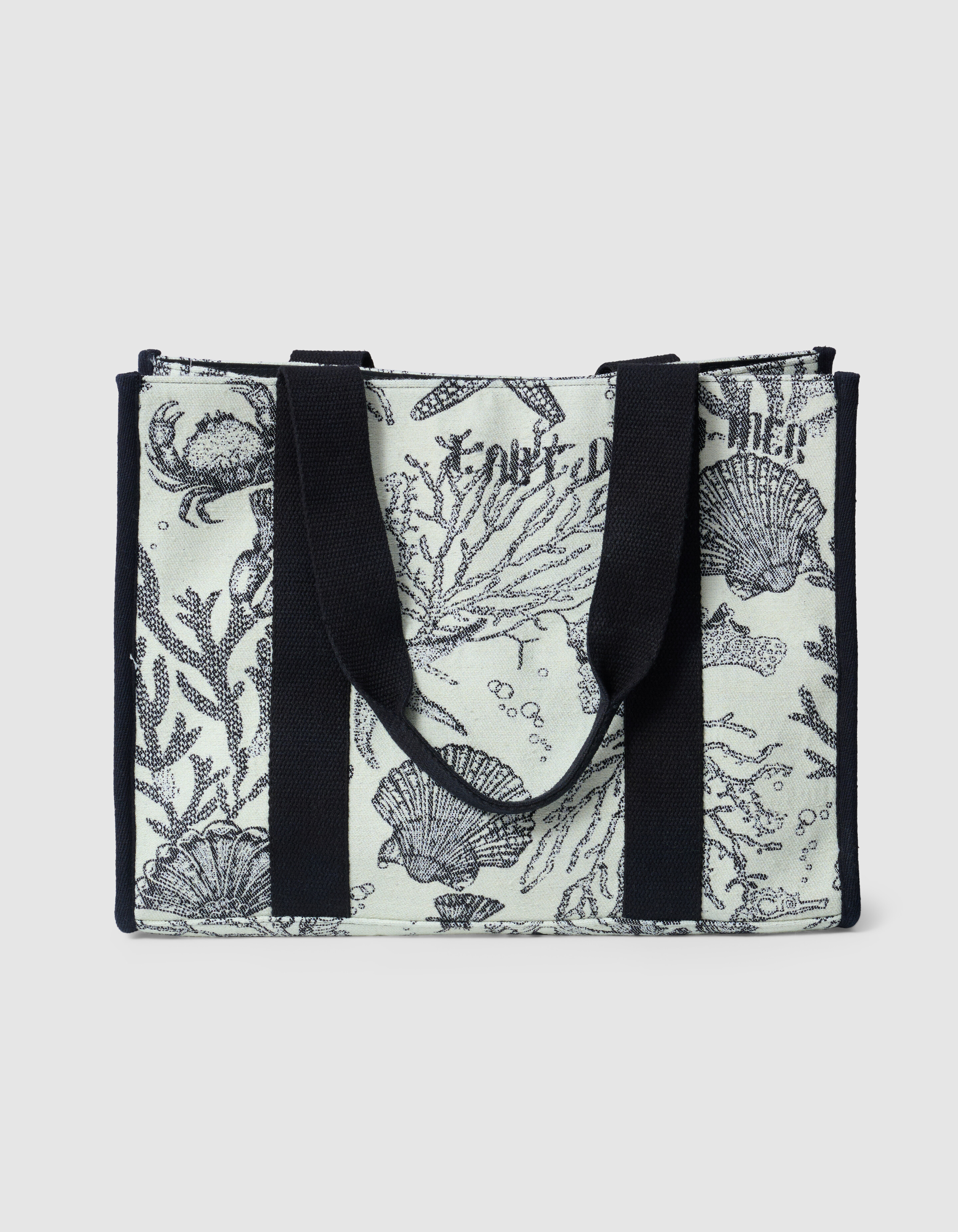 Jacquard Shopper Schwarz/Weiß SHOEBY ACCESSOIRES