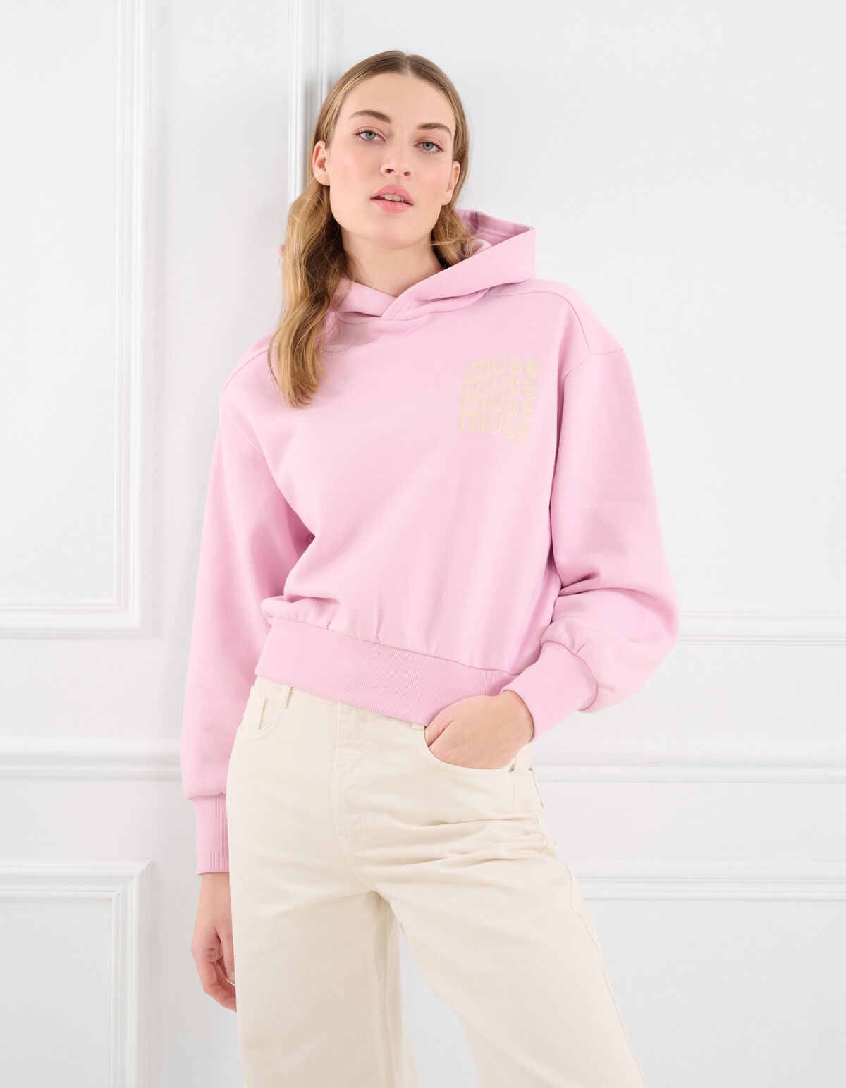 Artwork Hoodie Hellrosa SHOEBY WOMEN