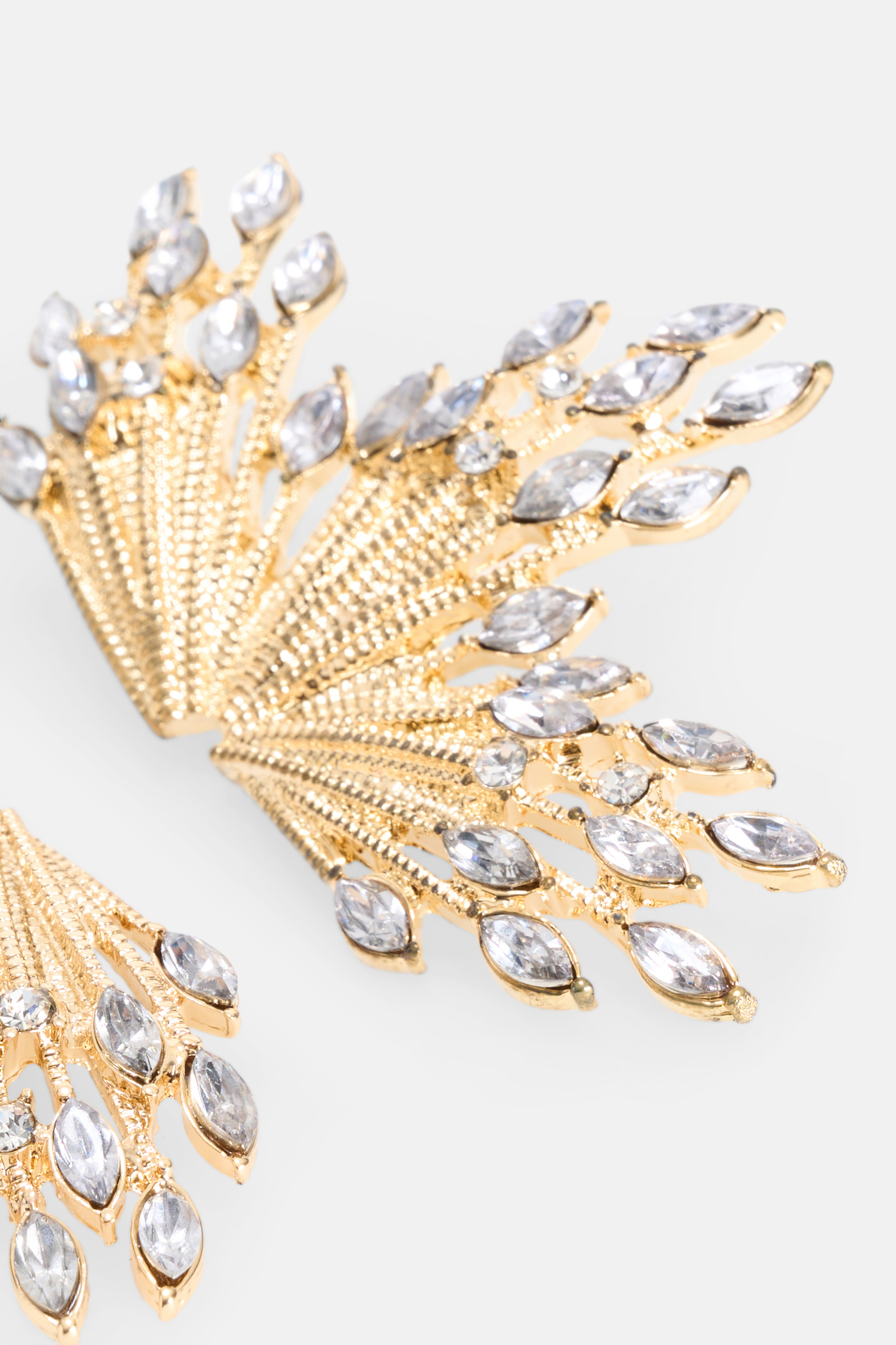 Regentropfen-Ohrringe Gold SHOEBY ACCESSOIRES