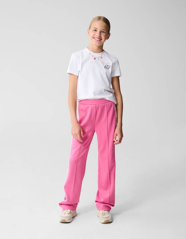 Paris Artwork T-shirt Weiß SHOEBY GIRLS