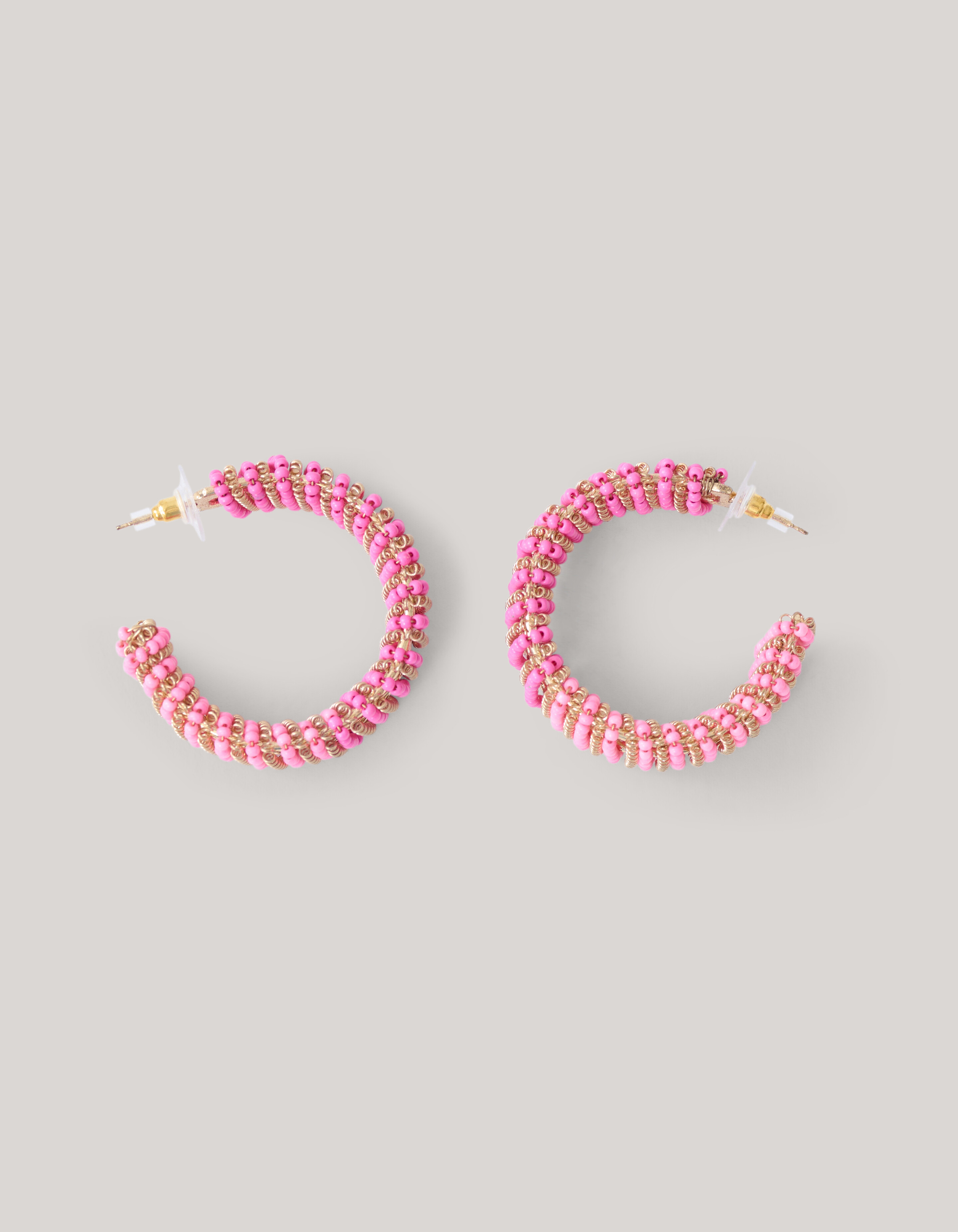 Perlenohrringe Rosa SHOEBY ACCESSOIRES