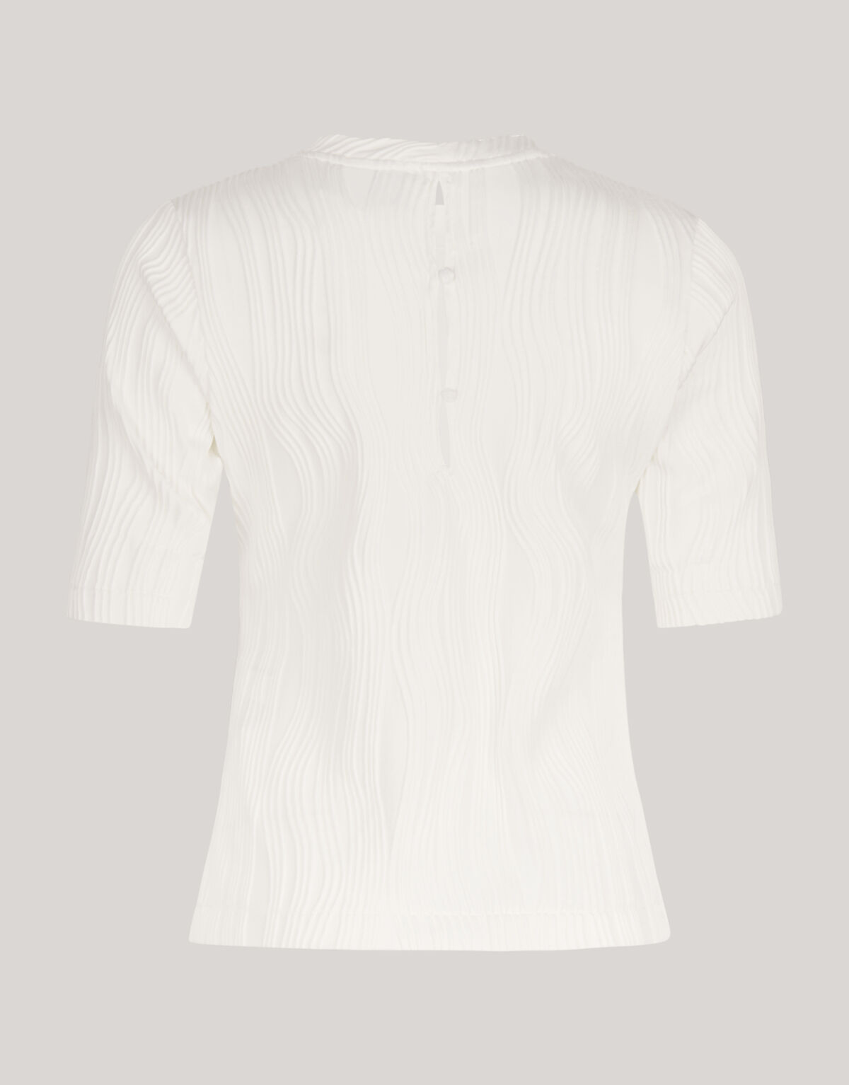 Swirl Crinkle Top Wit SHOEBY WOMEN