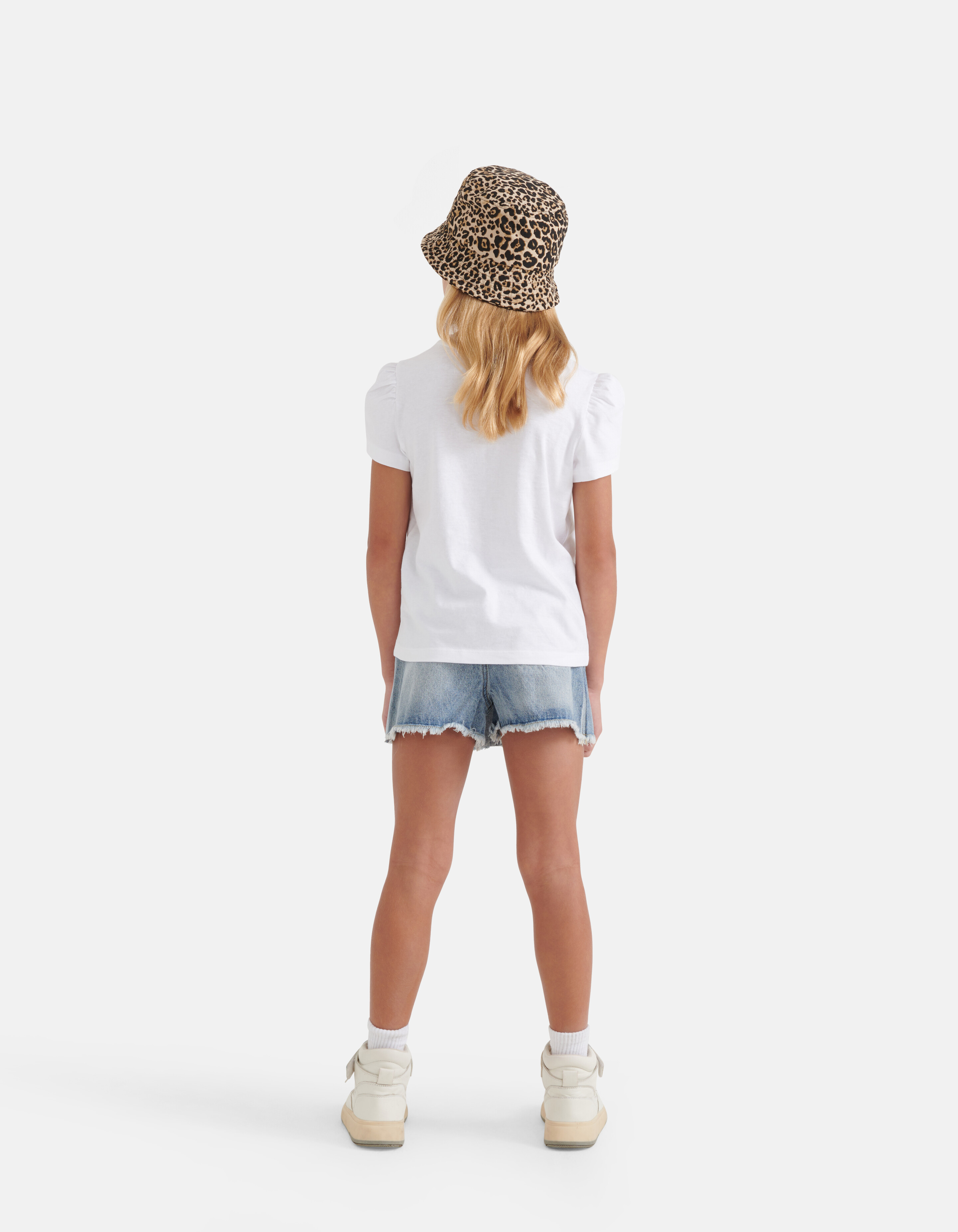 Bedrucktes T-shirt Weiß SHOEBY GIRLS