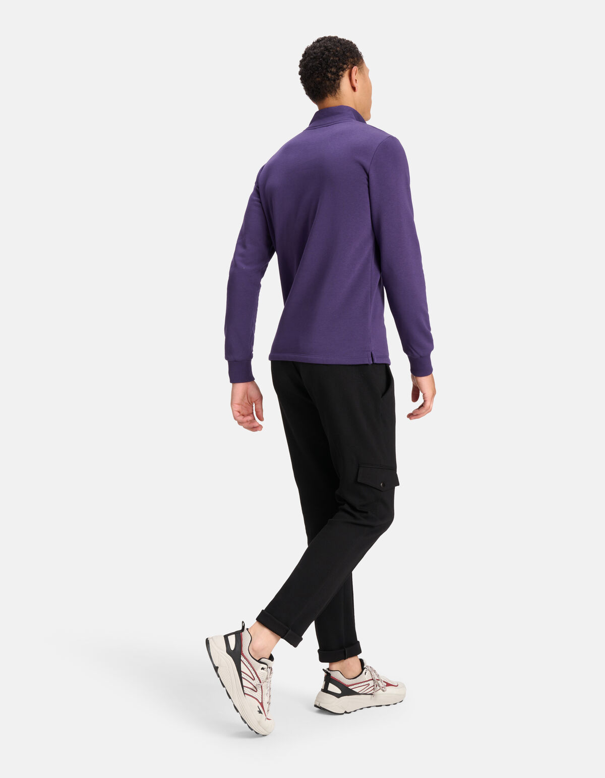 Knöpfe Pullover Lila SHOEBY MEN