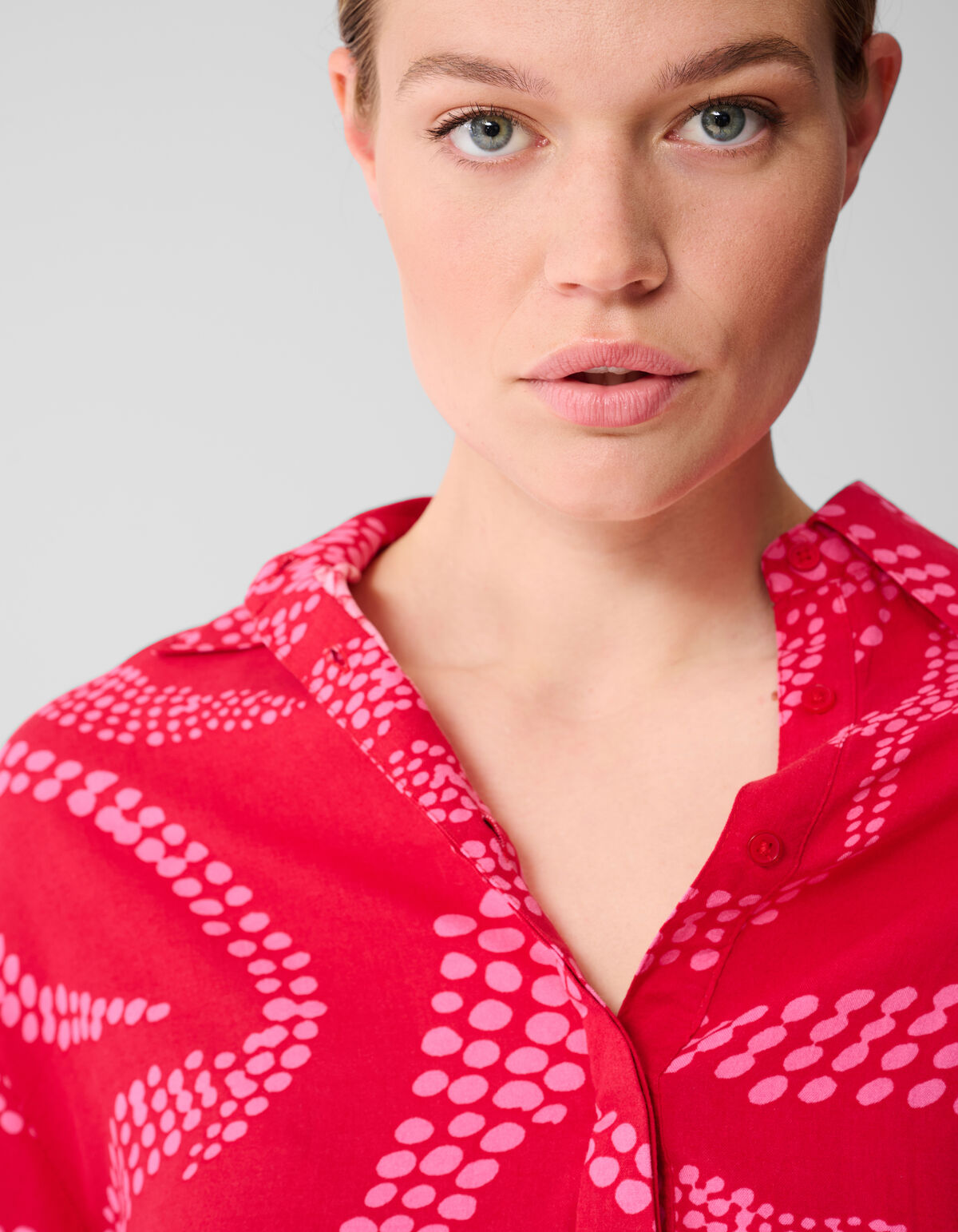 Bedruckte Bluse Rot SHOEBY WOMEN