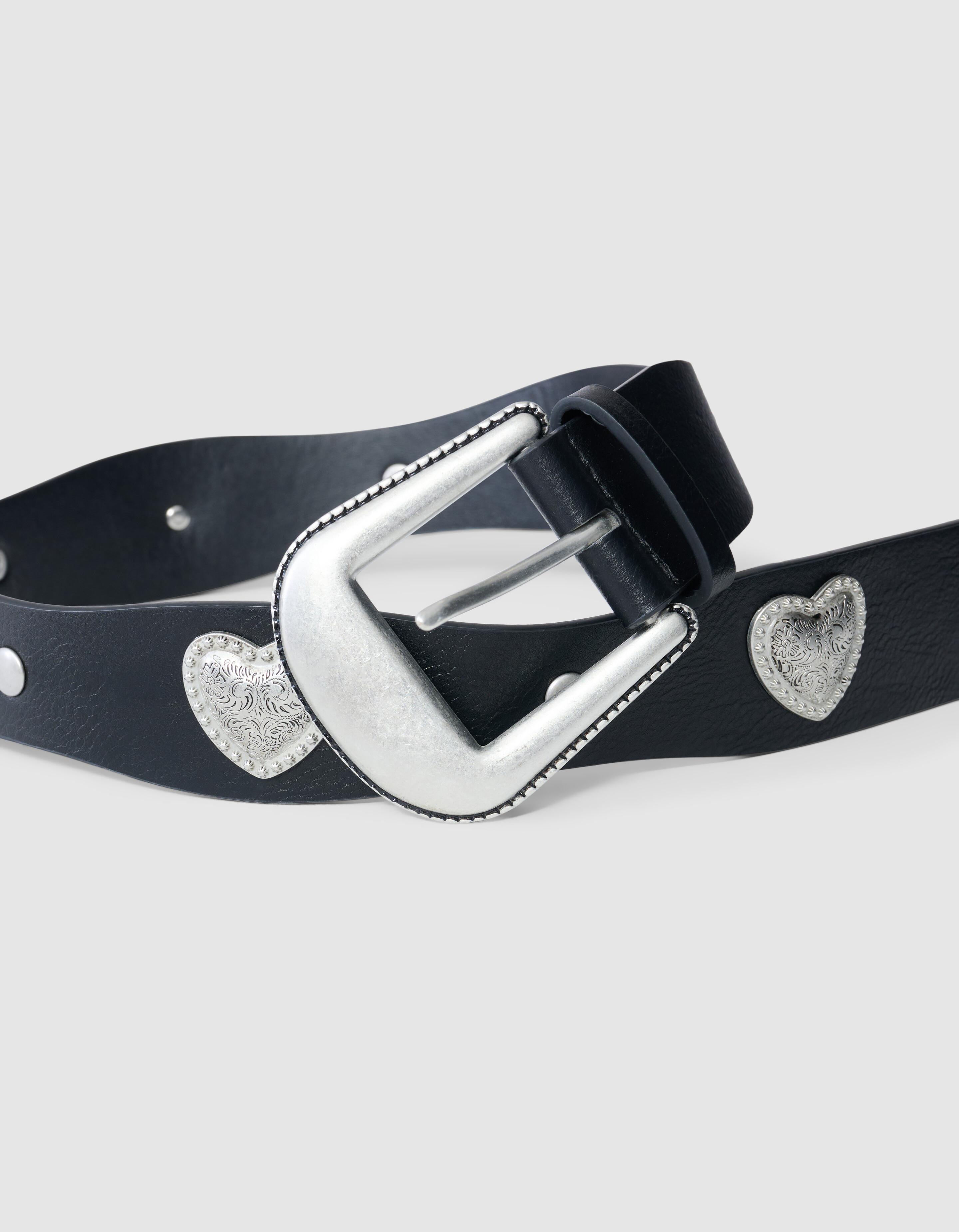 Big Heart Gürtel Schwarz SHOEBY ACCESSOIRES
