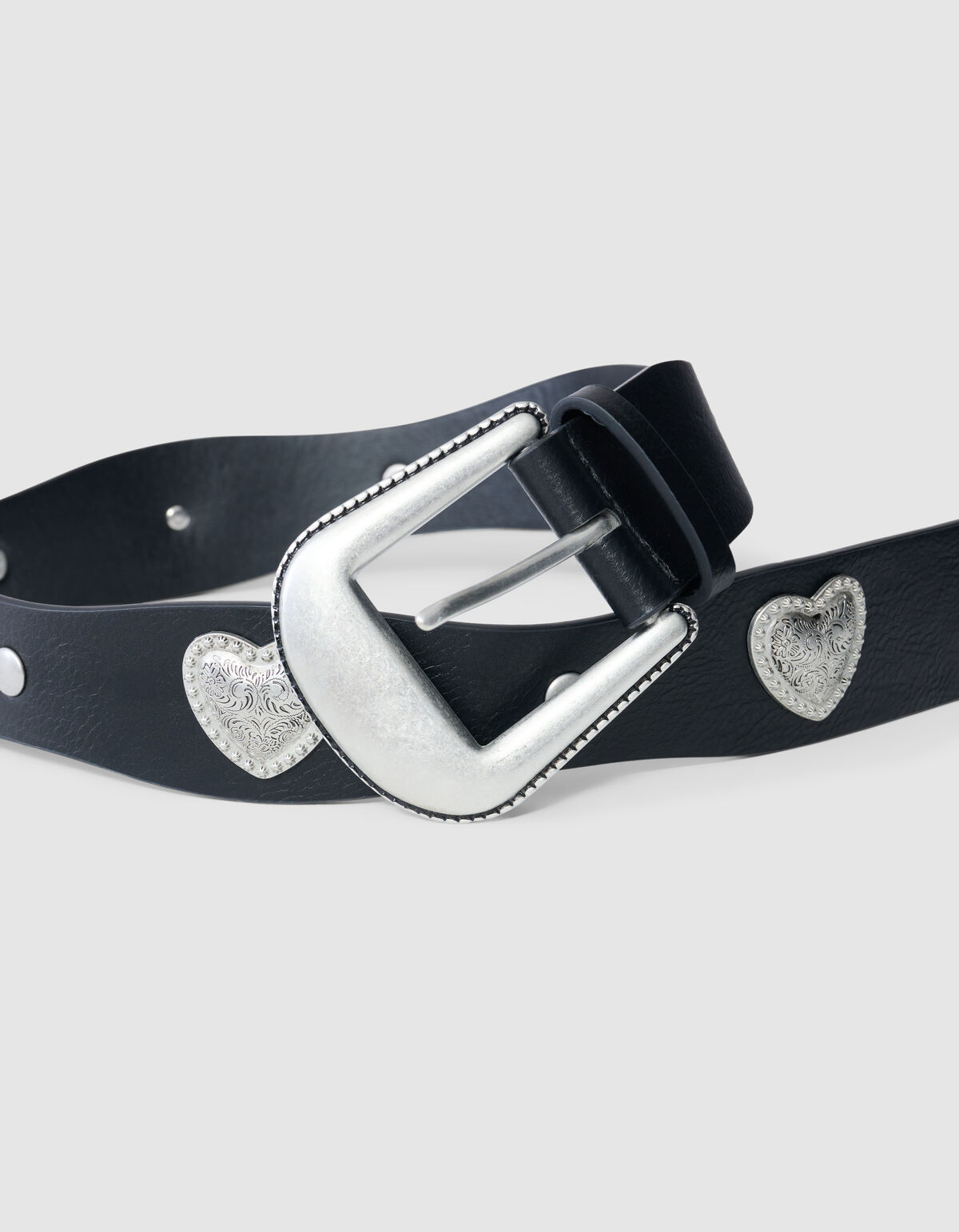 Big Heart Gürtel Schwarz SHOEBY ACCESSOIRES