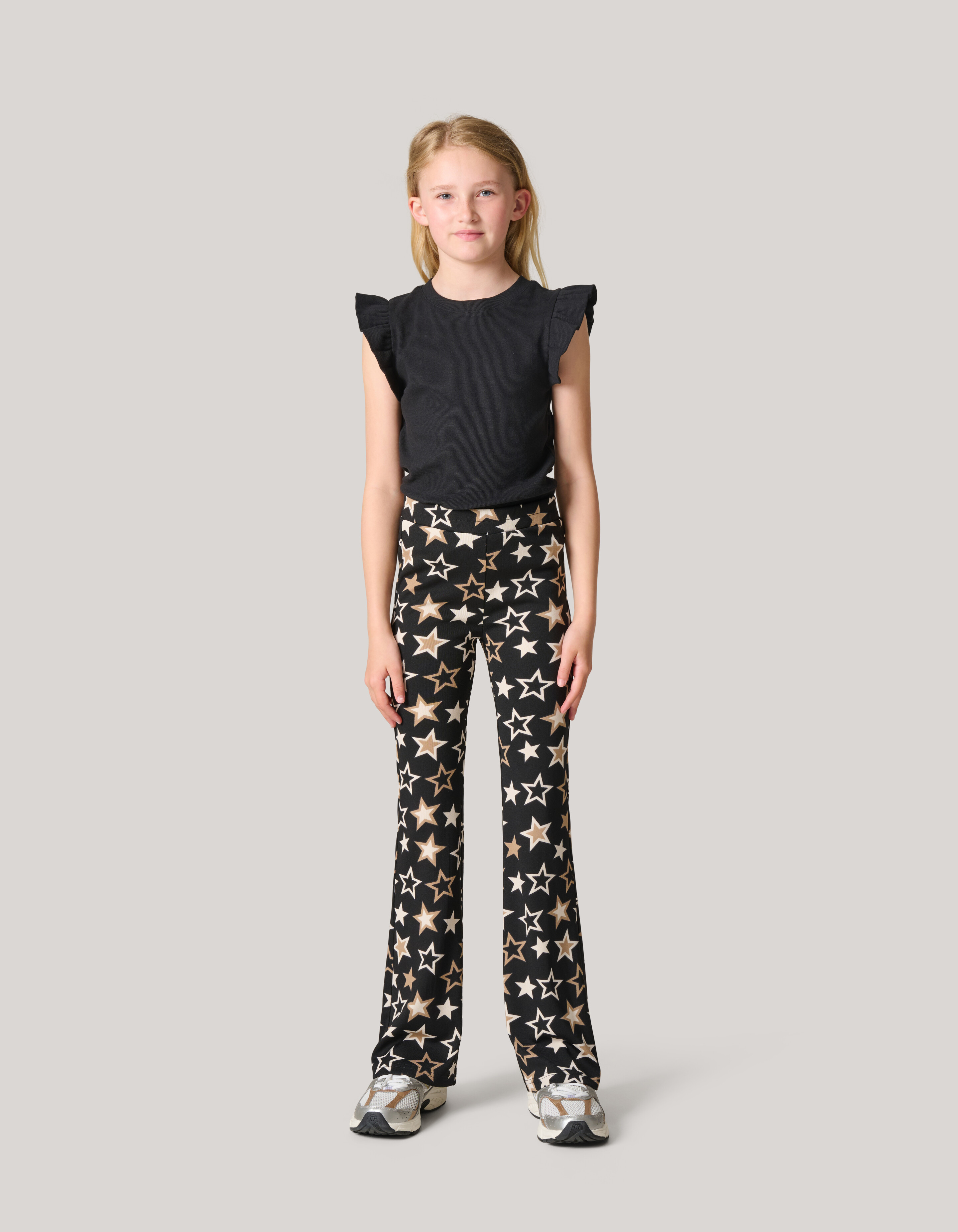 Bedruckte Schlagleggings Zwart SHOEBY GIRLS