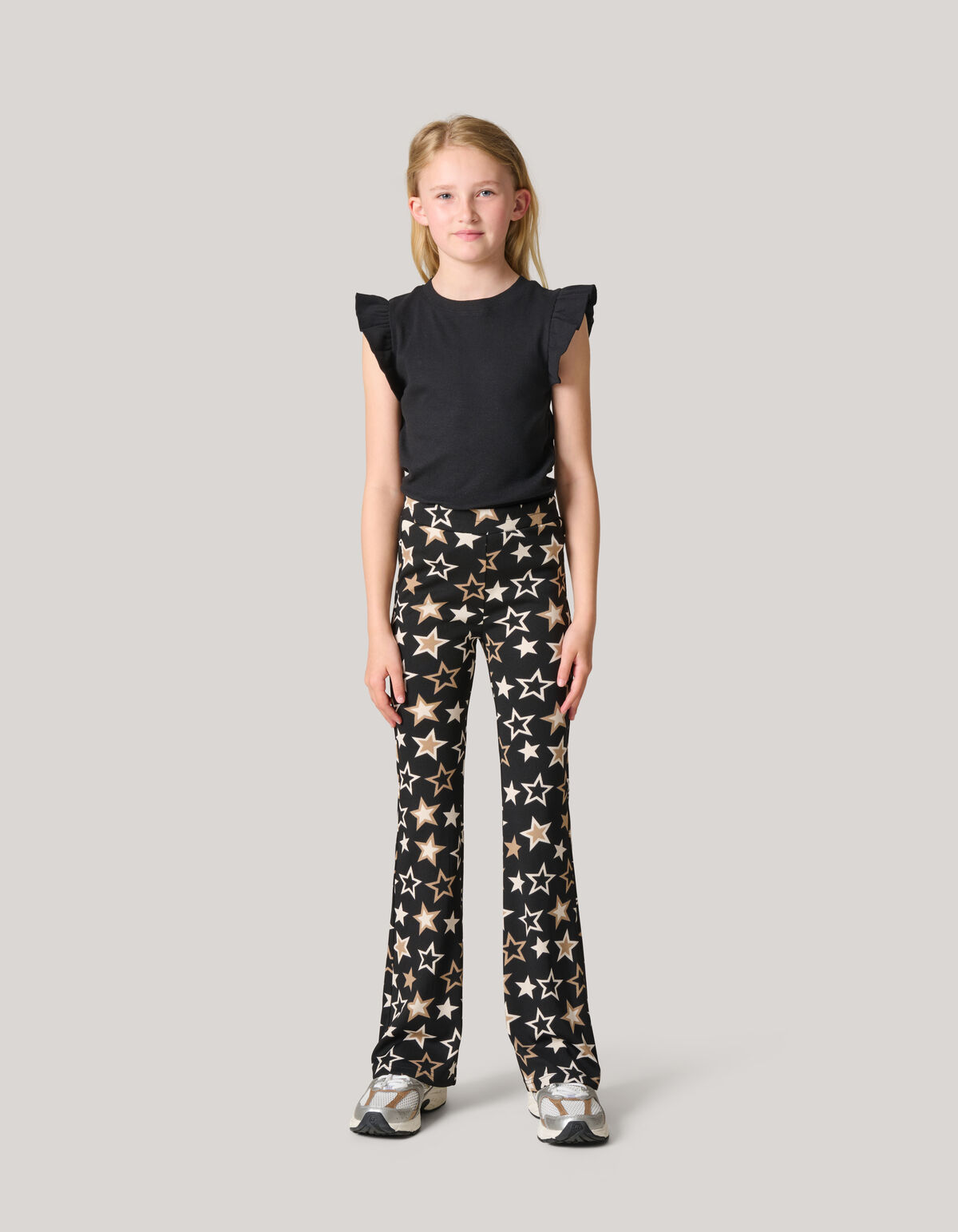 Bedruckte Schlagleggings Zwart SHOEBY GIRLS