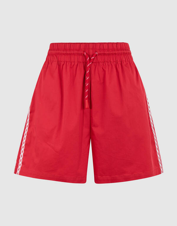 Sportliche Tape Short Rot SHOEBY WOMEN