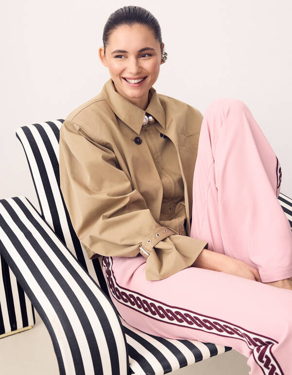 Cargo Trench Jack Hellbraun SHOEBY WOMEN