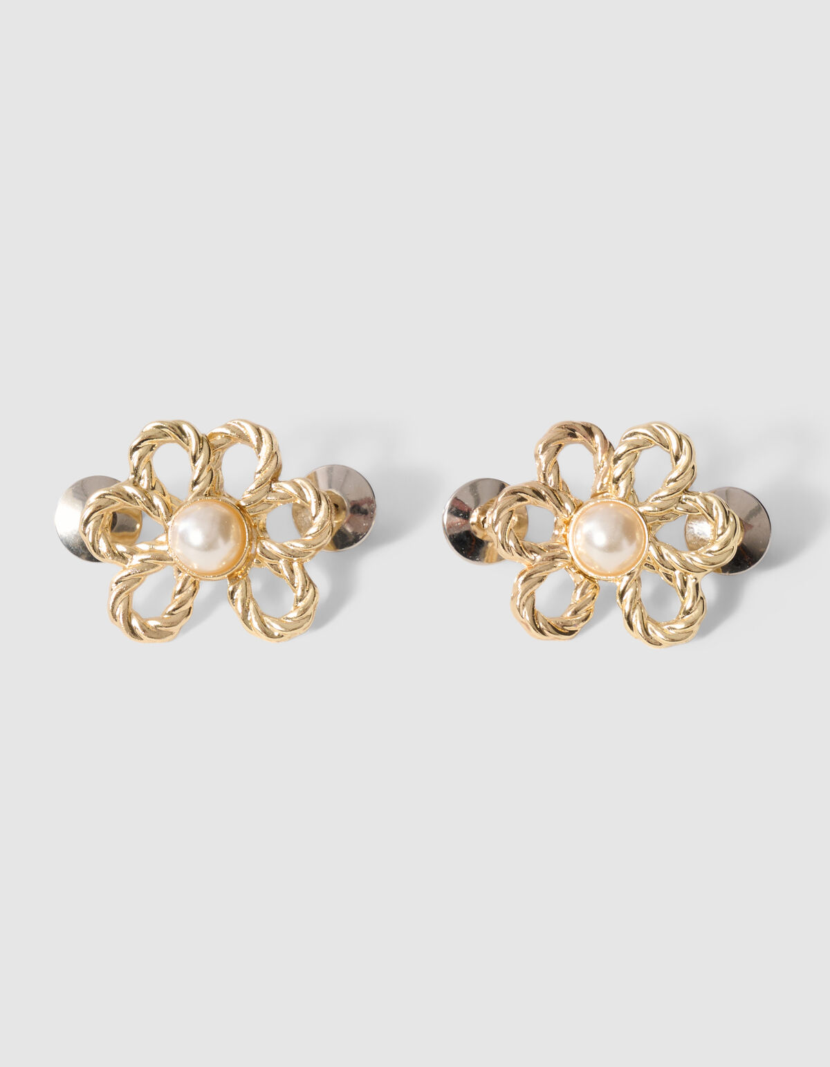 Flower Jeans-Anstecker Gold SHOEBY ACCESSOIRES