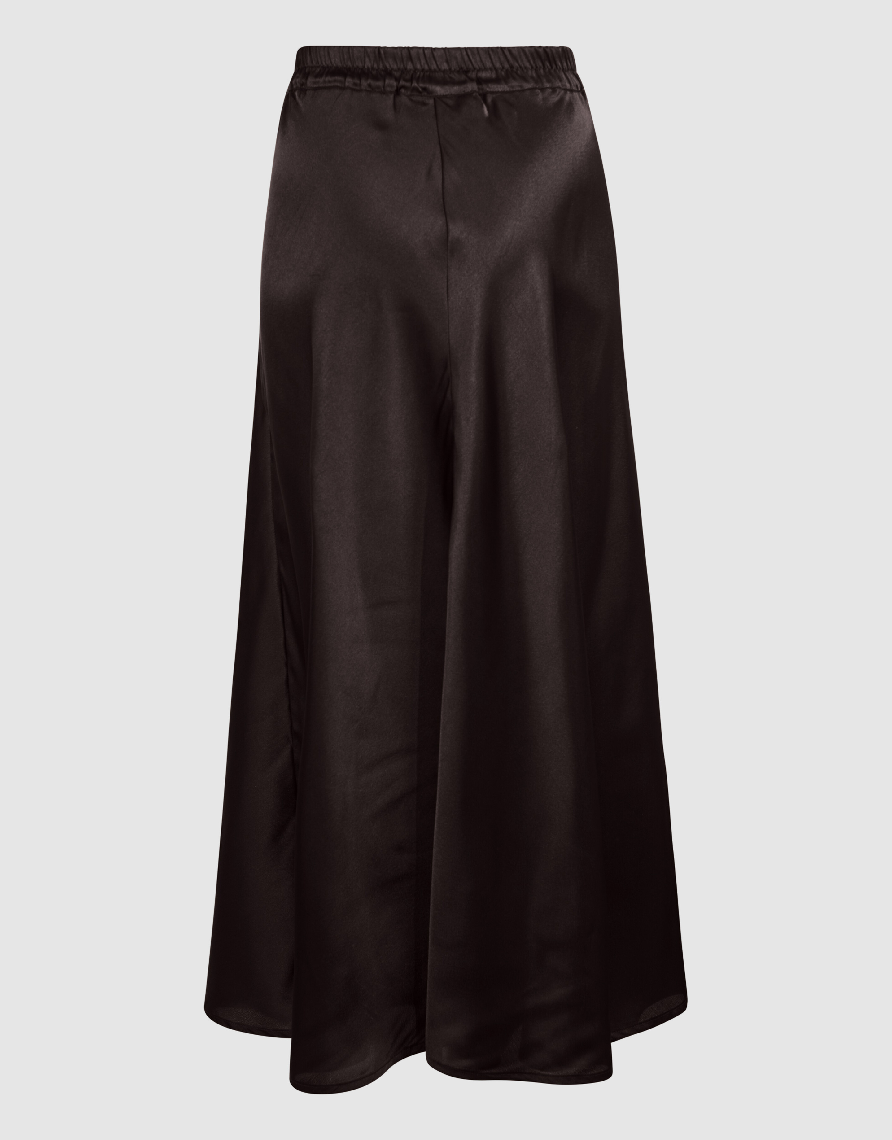 Satin Maxi Rock Dunkelbraun SHOEBY WOMEN