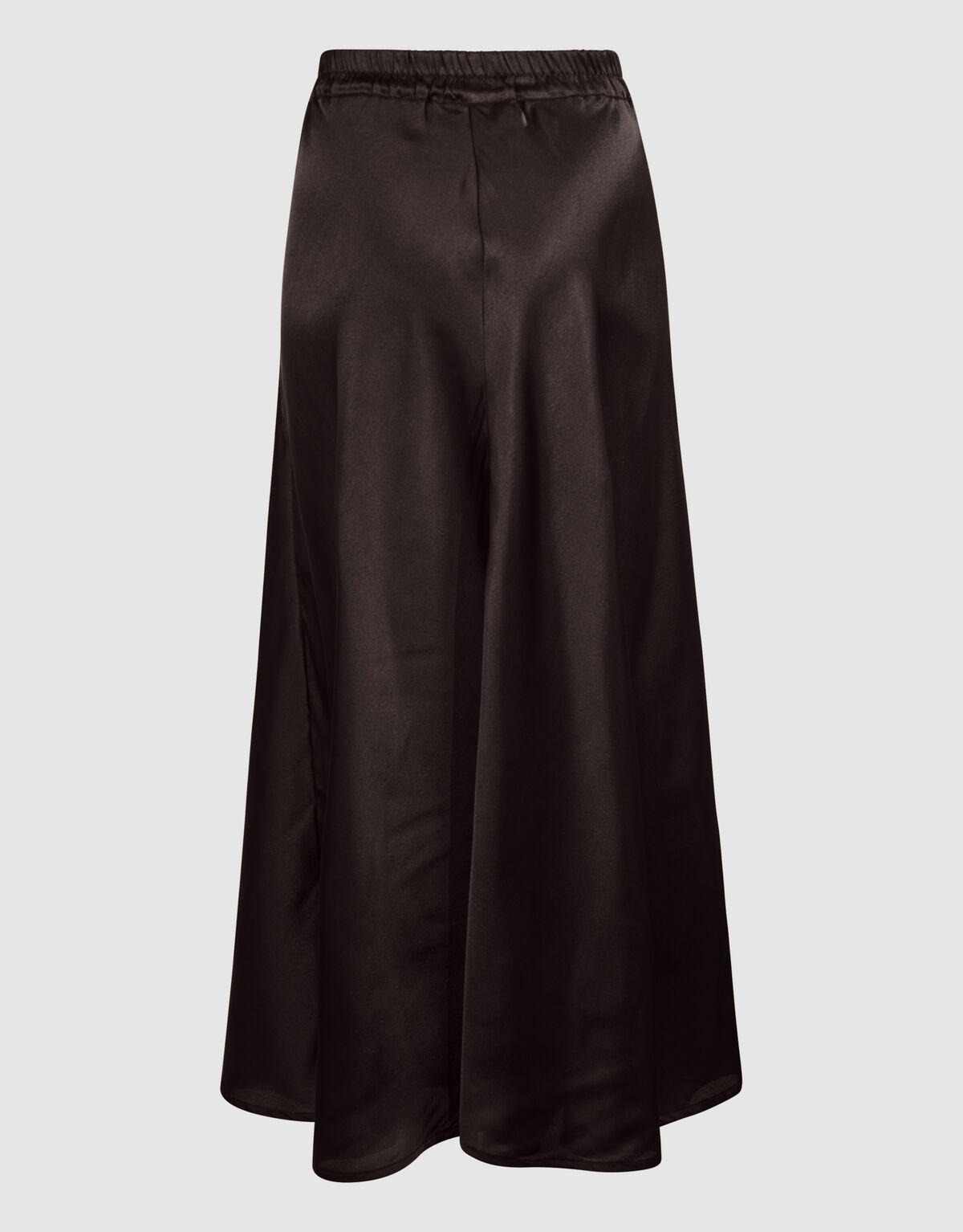 Satin Maxi Rock Dunkelbraun SHOEBY WOMEN