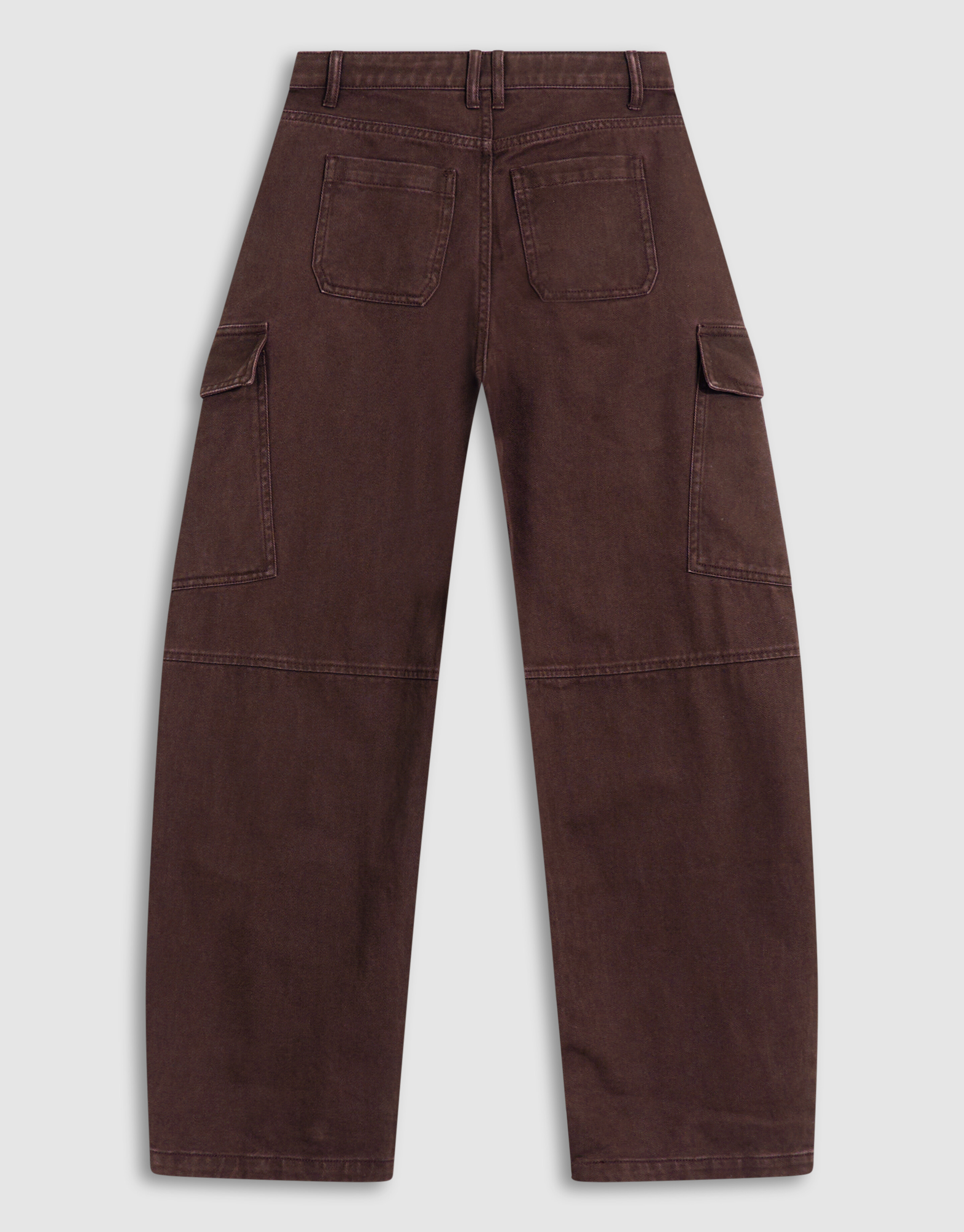 Cargo-Hose &bdquo;Balloon Fit&ldquo; Dunkelbraun SHOEBY GIRLS
