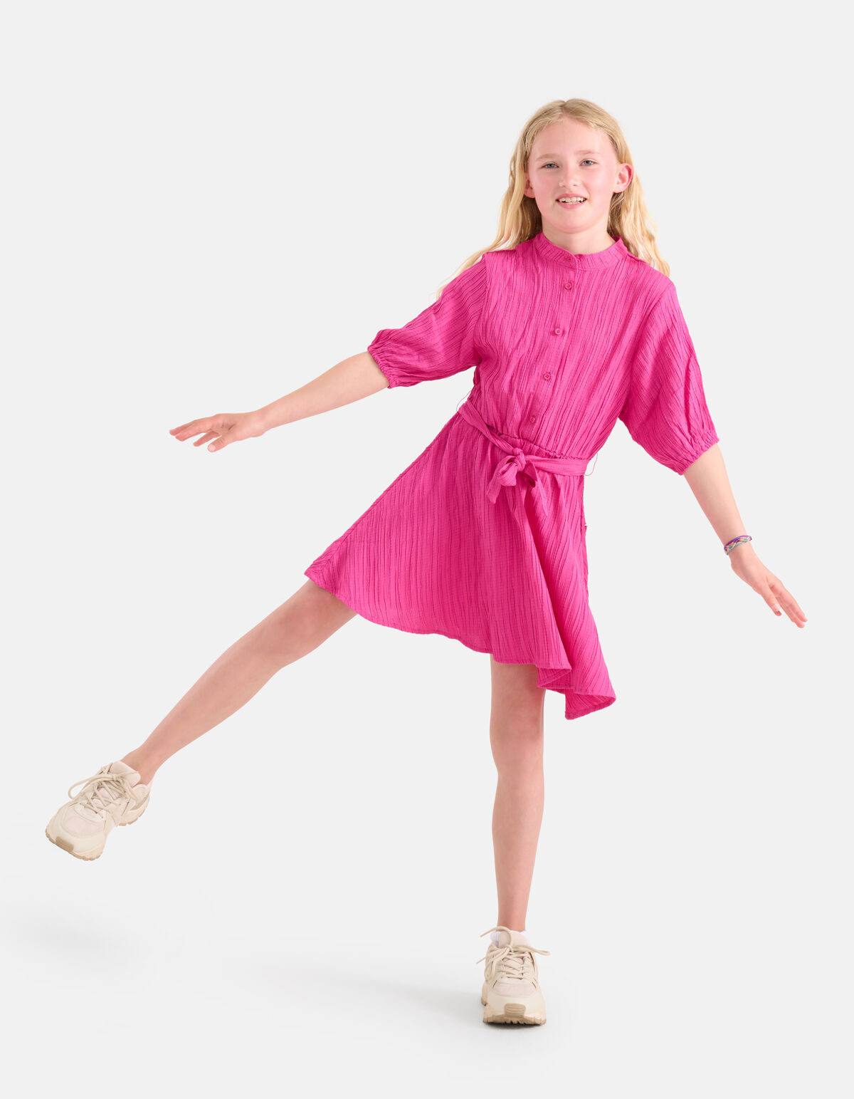 Plissee-Kleid Rosa SHOEBY GIRLS