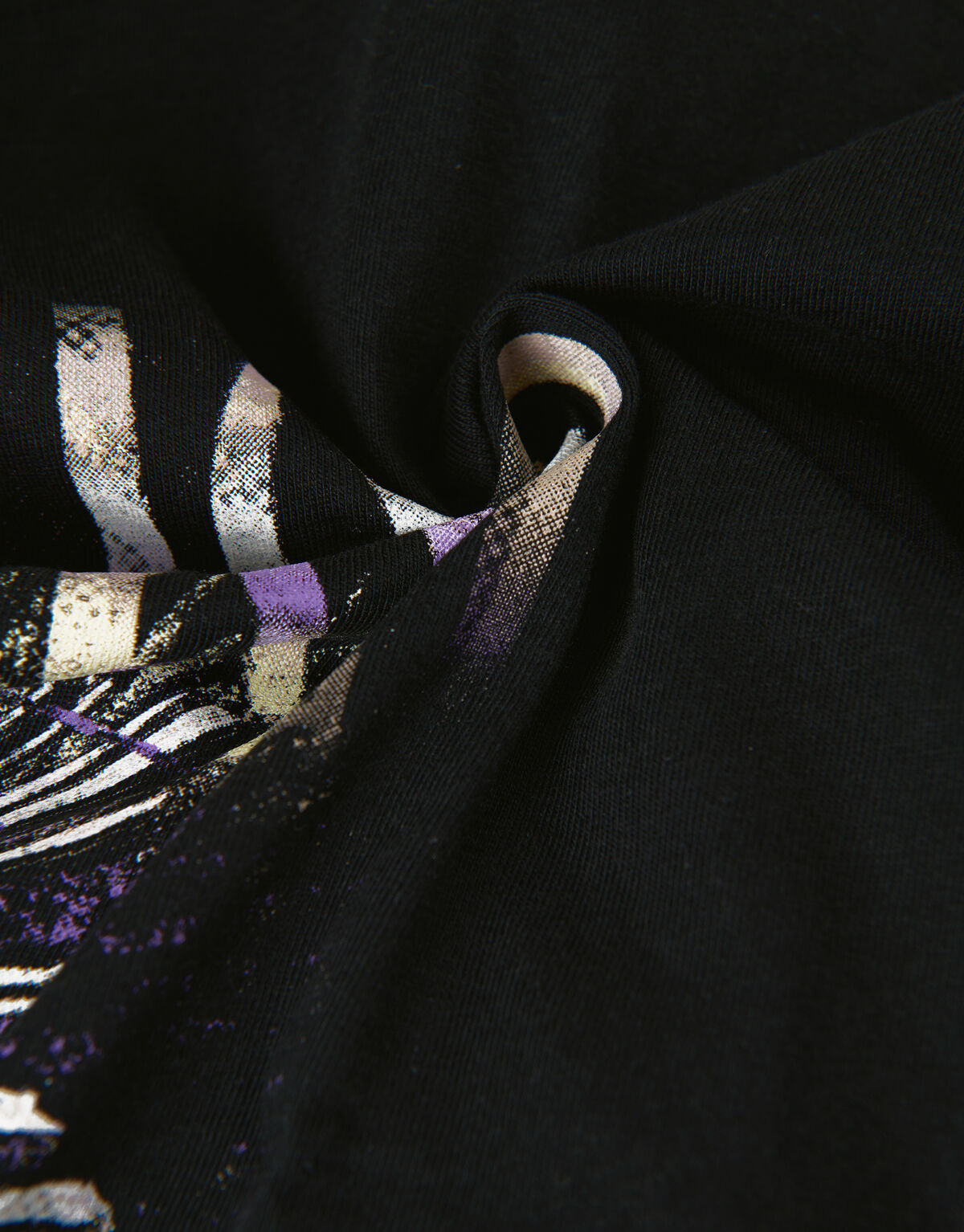 T-Shirt mit grafischem Aufdruck Schwarz SHOEBY WOMEN