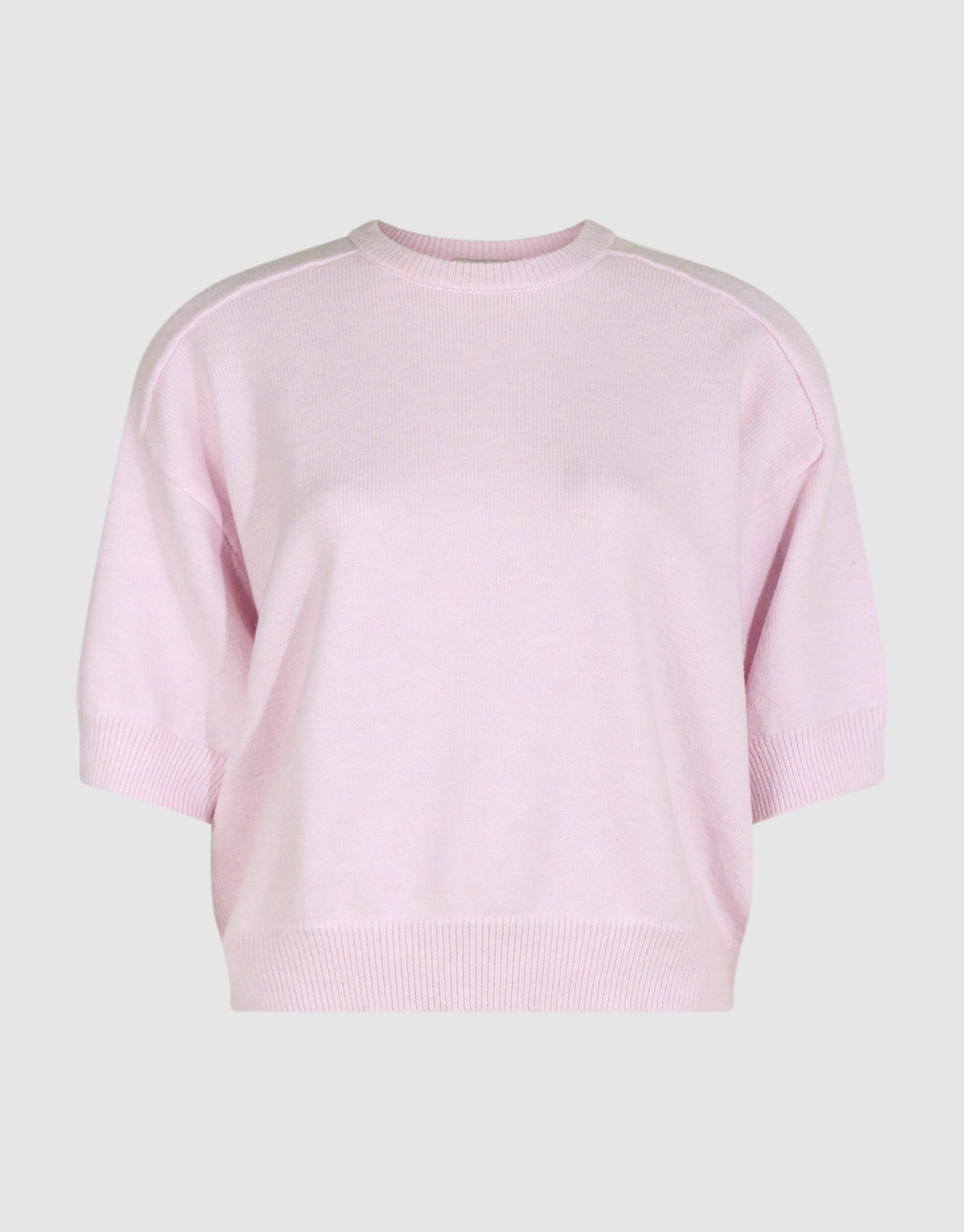 Kurz&auml;rmelige Strickpullover Hellrosa By Mieke SHOEBY WOMEN