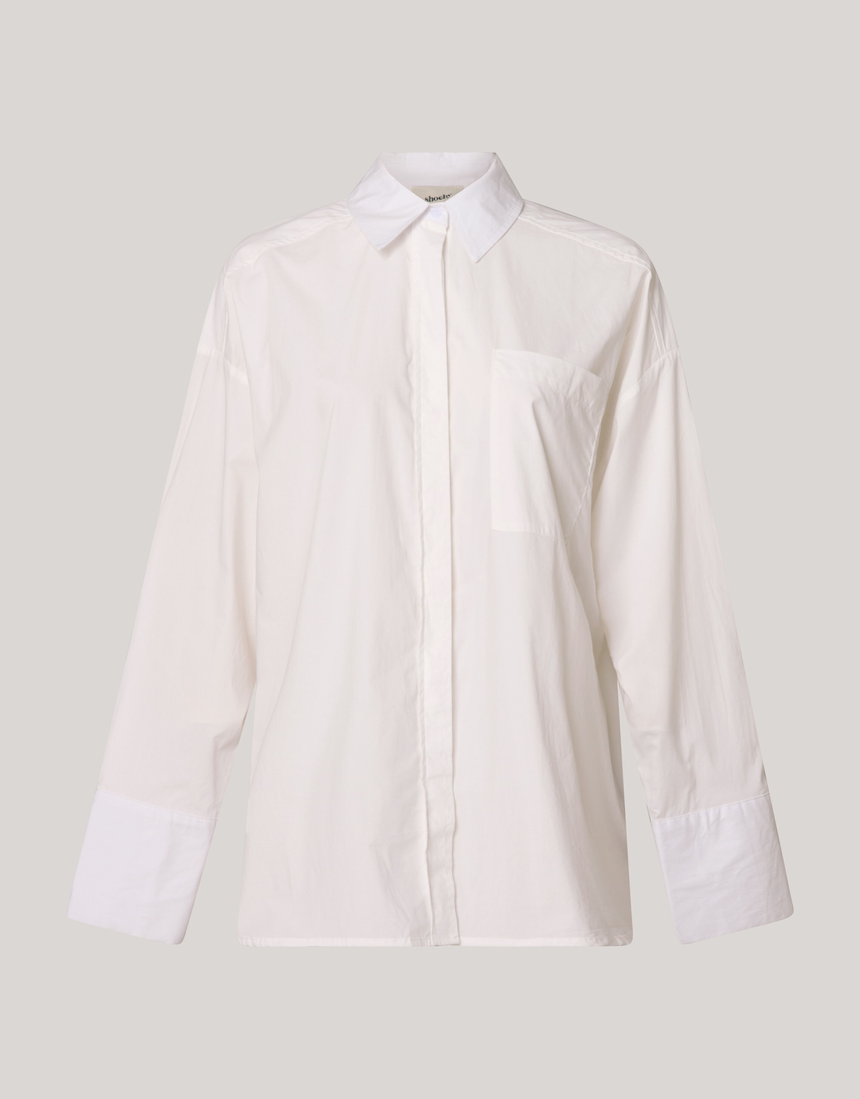 Popeline-Bluse Weiß SHOEBY WOMEN