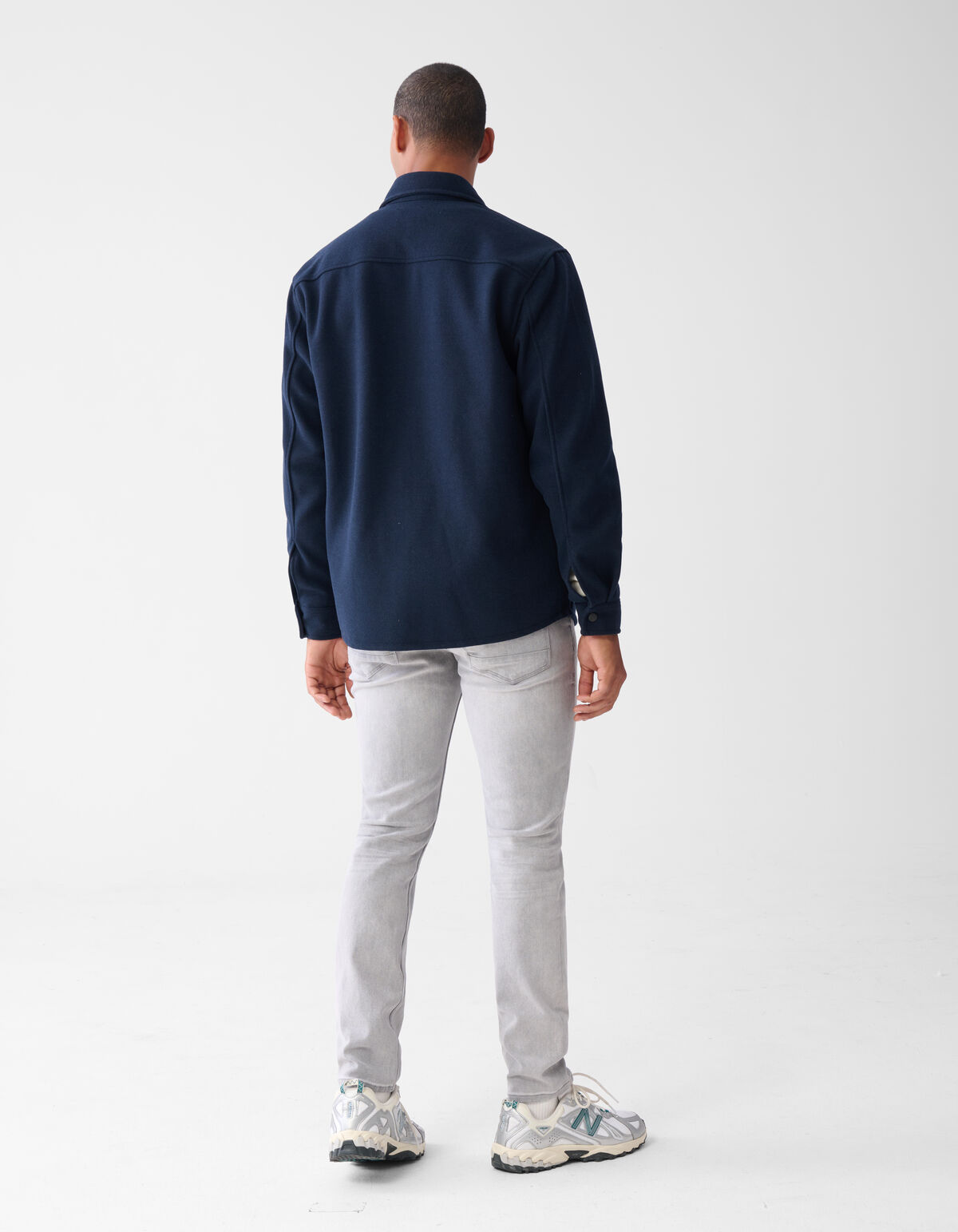 Zip-Overshirt Dunkelblau SHOEBY MEN