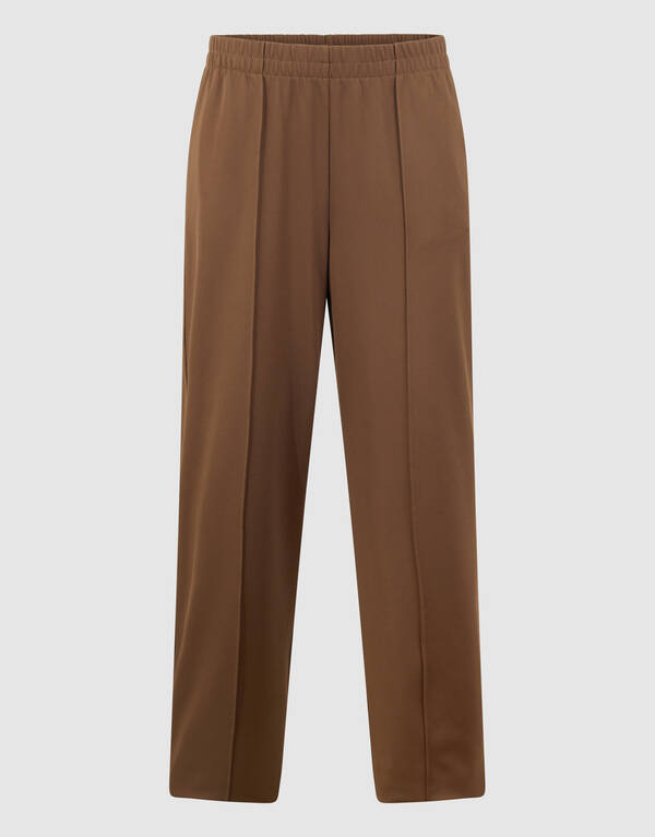 Basis Wide-Leg-Hose Braun SHOEBY WOMEN