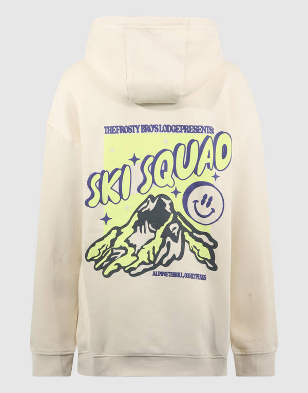 Squad Artwork Hoodie Beige SHOEBY BOYS