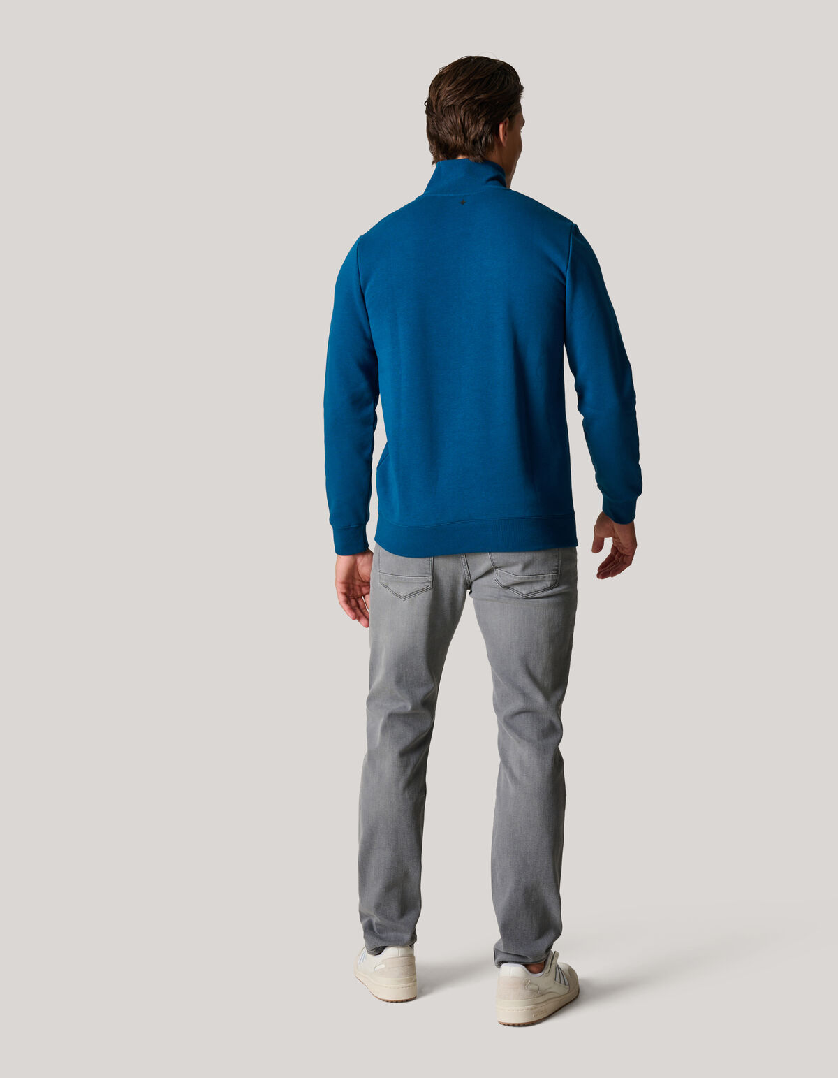 Pullover mit Rei&szlig;verschluss Dunkelblau SHOEBY MEN