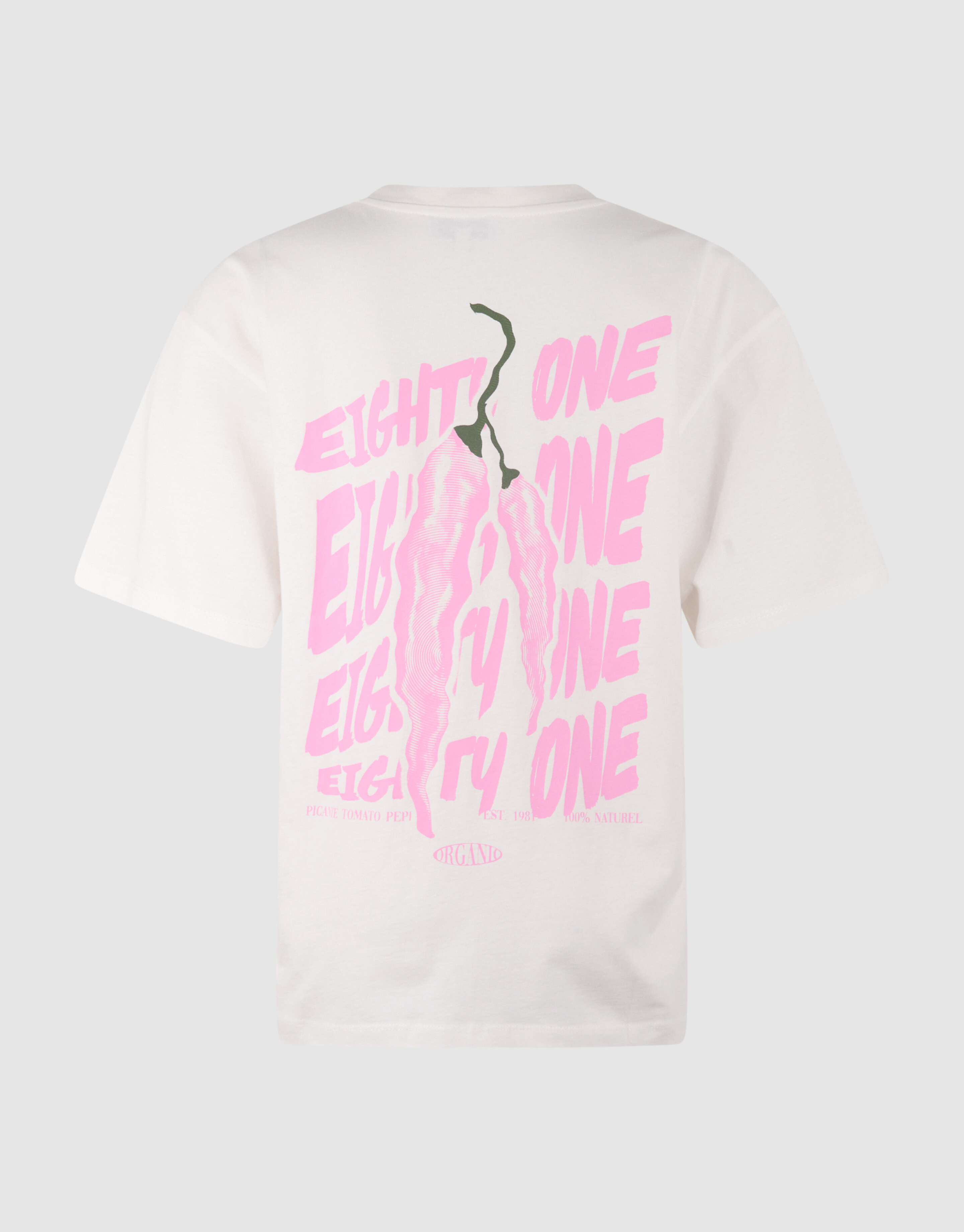 Pepper Artwork T-Shirt Gebrochen Wei&szlig; SHOEBY WOMEN