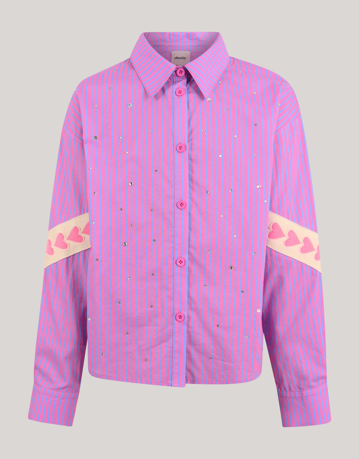 Strass-Band-Bluse Roze SHOEBY GIRLS