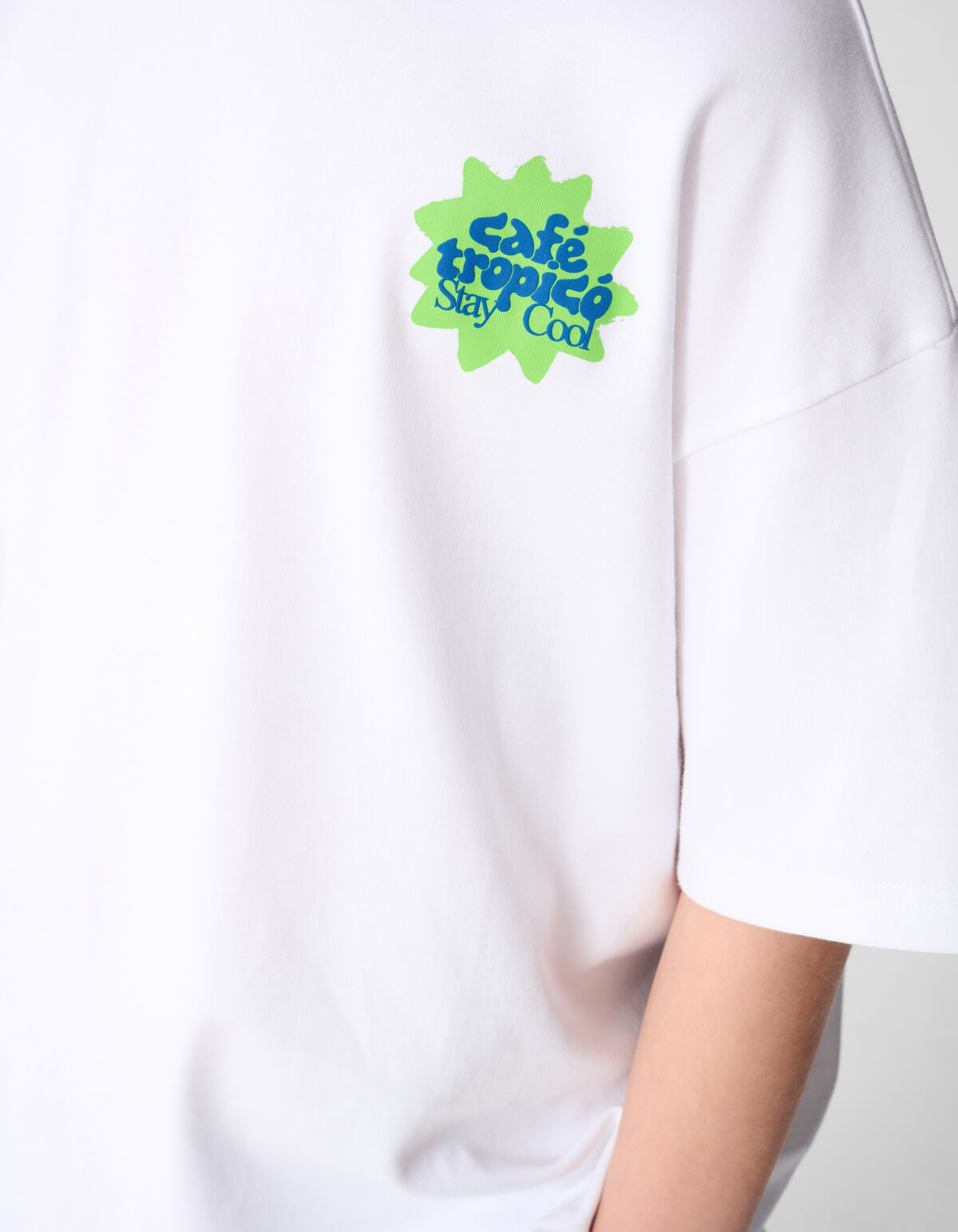 Stay Cool Artwork T-Shirt Wei&szlig; SHOEBY BOYS