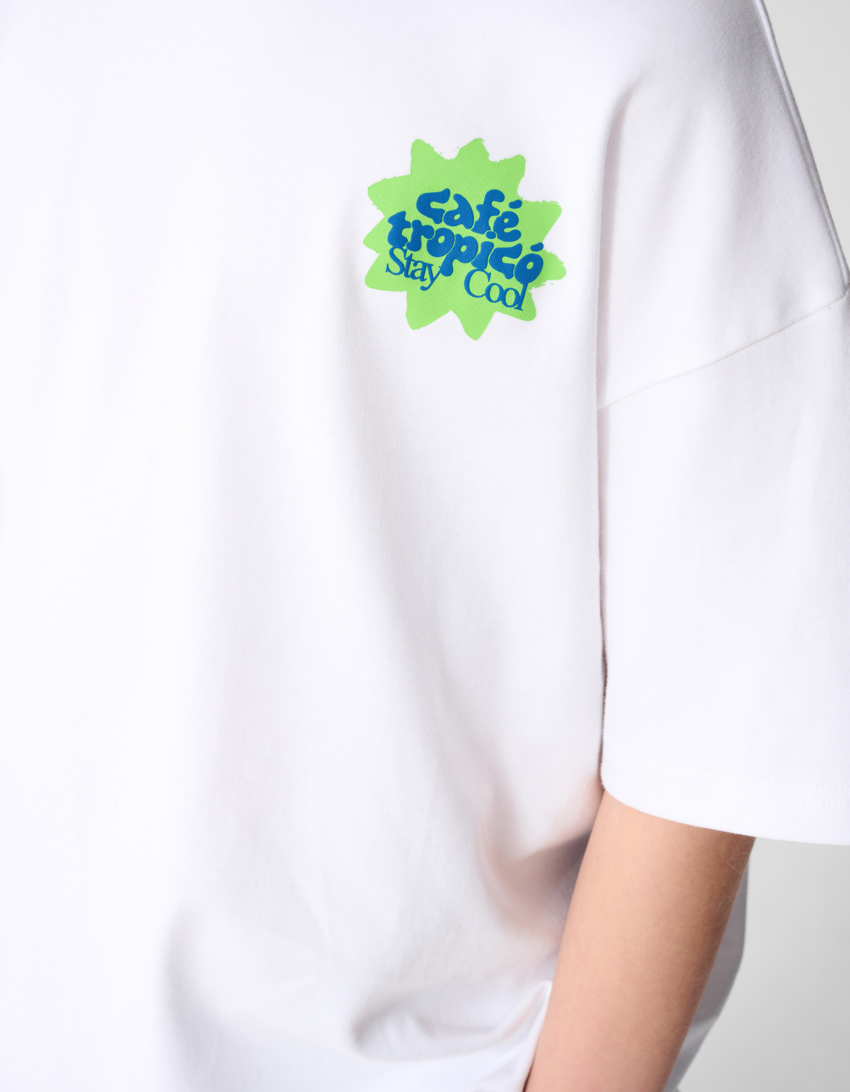 Stay Cool Artwork T-Shirt Wei&szlig; SHOEBY BOYS