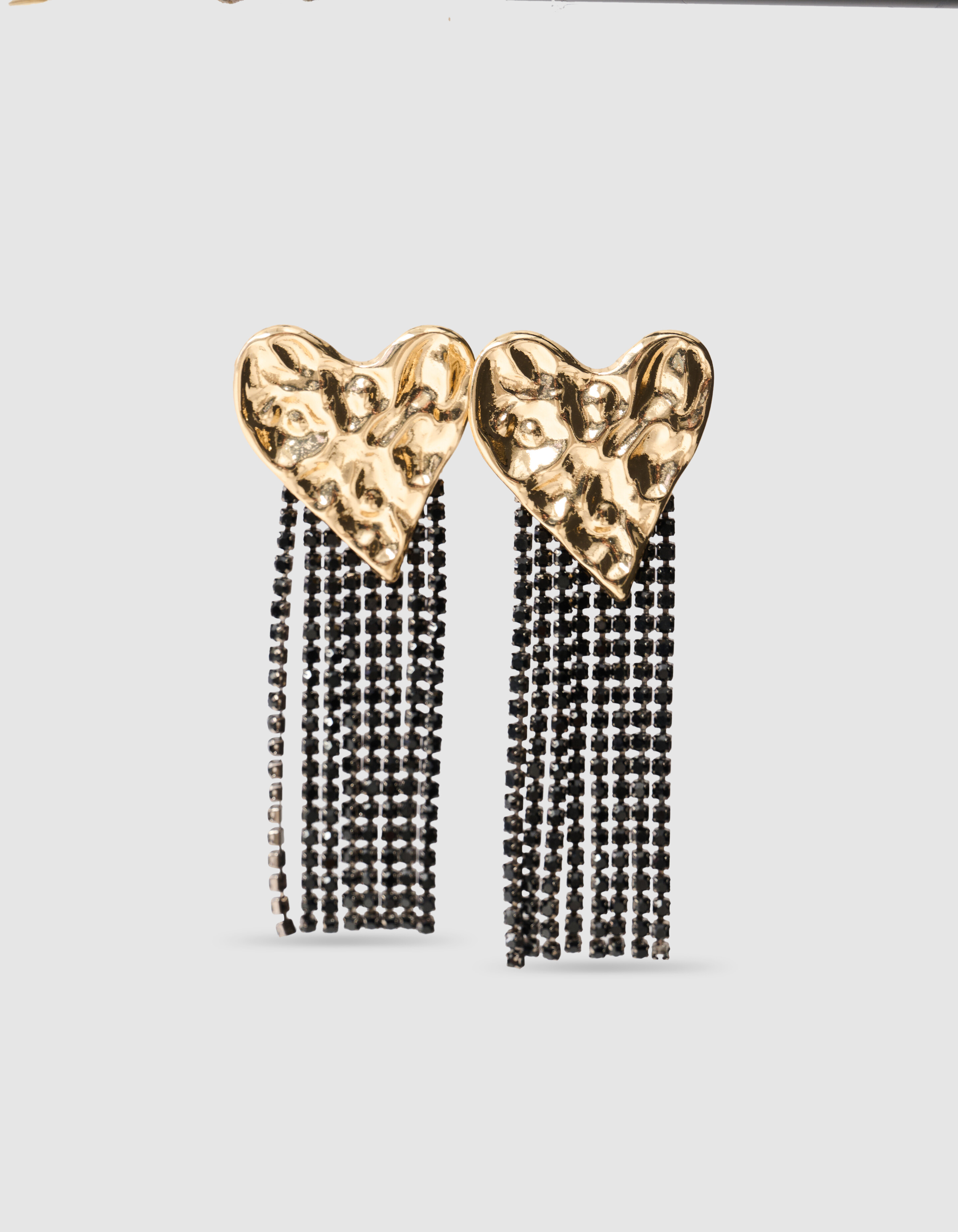 Hammerohrringe Gold SHOEBY ACCESSOIRES