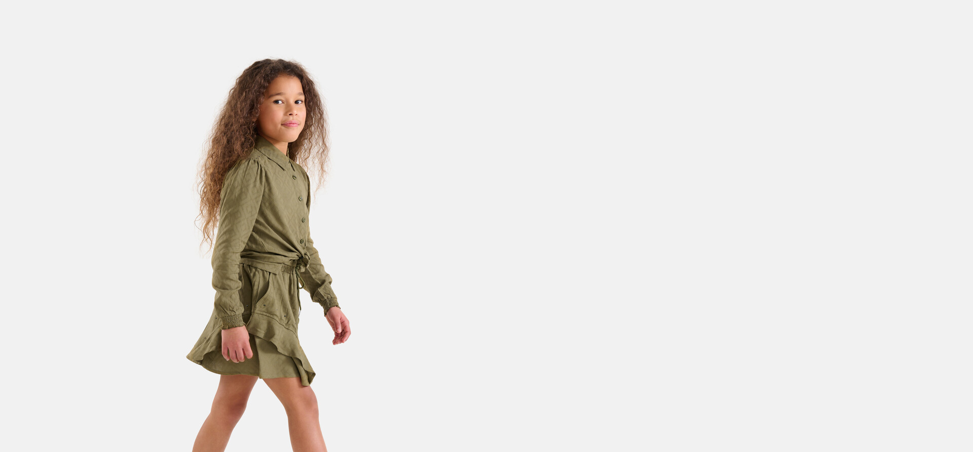 Nietenbluse Dunkelgrün SHOEBY GIRLS